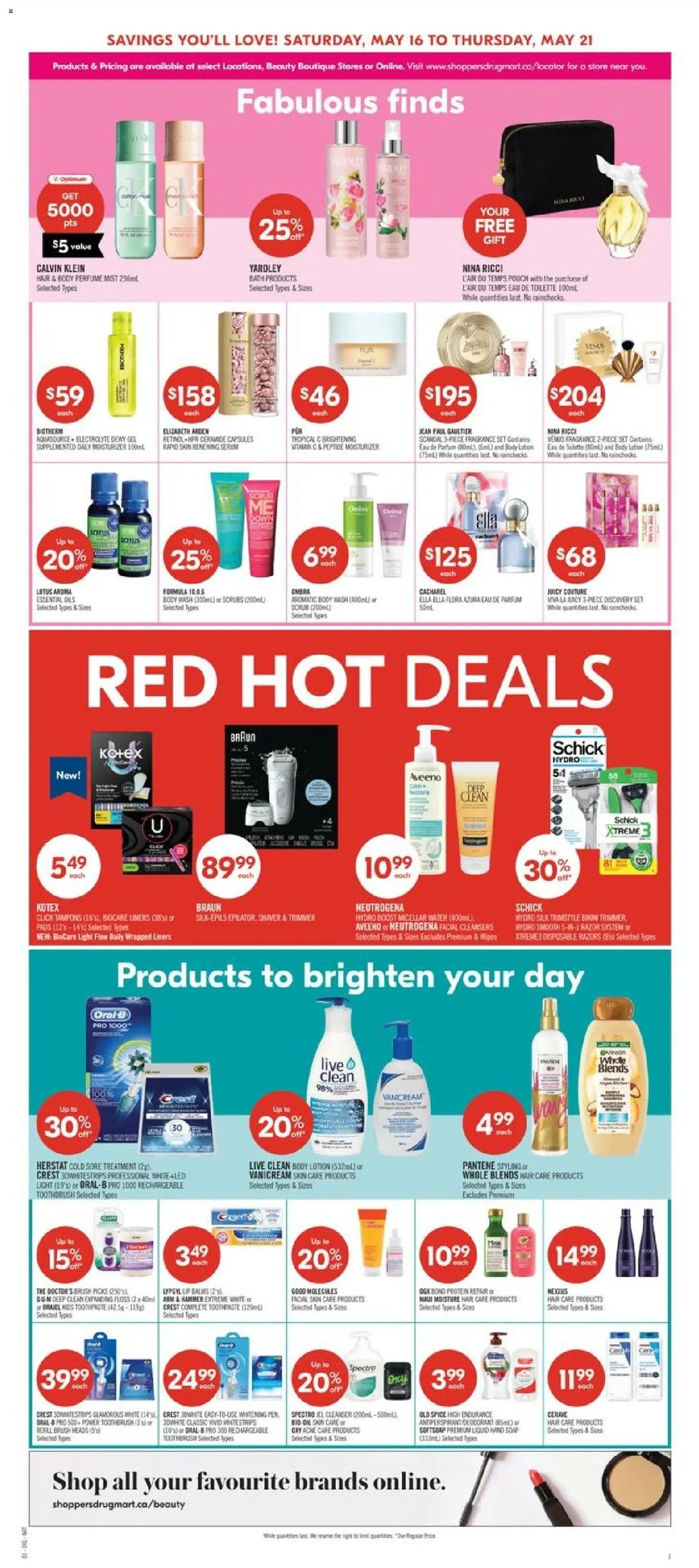 Shoppers weekly flyer / circulaire