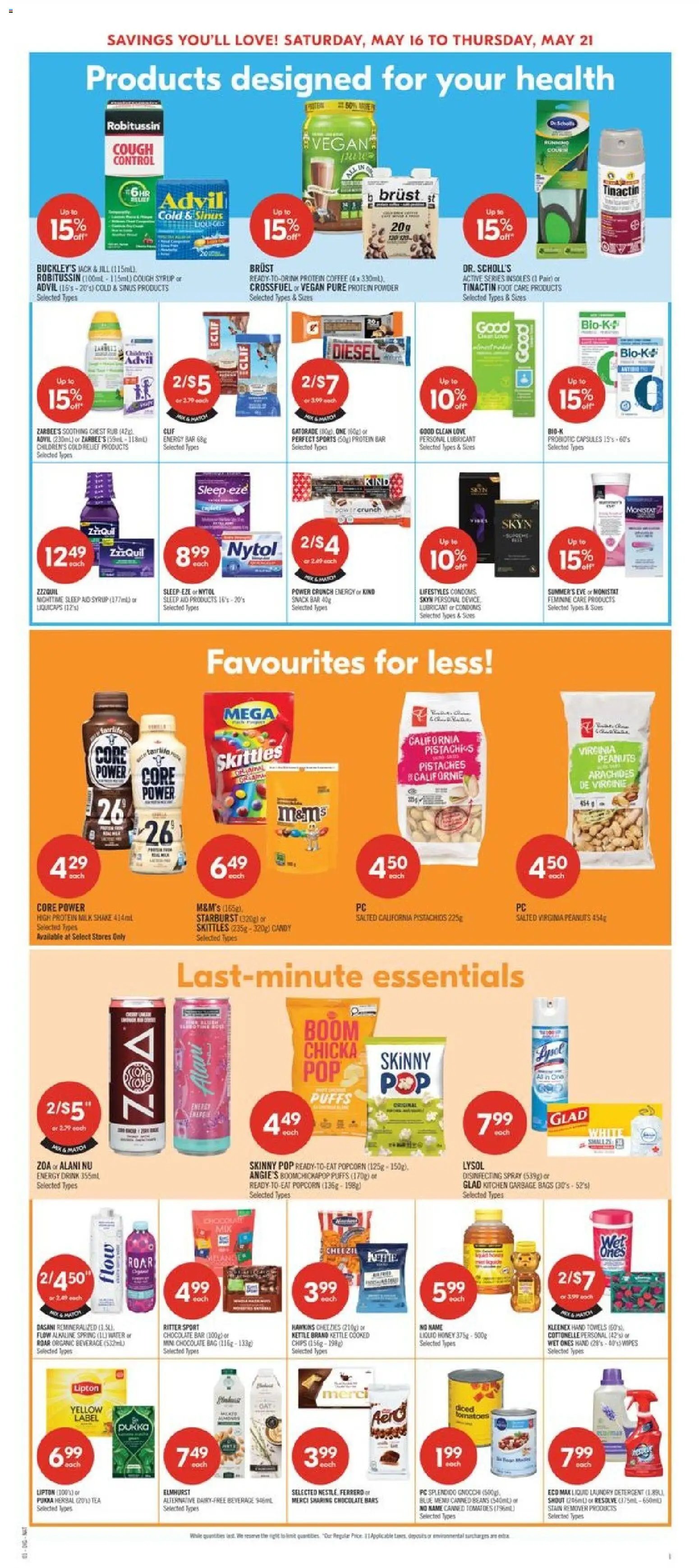 Shoppers weekly flyer / circulaire