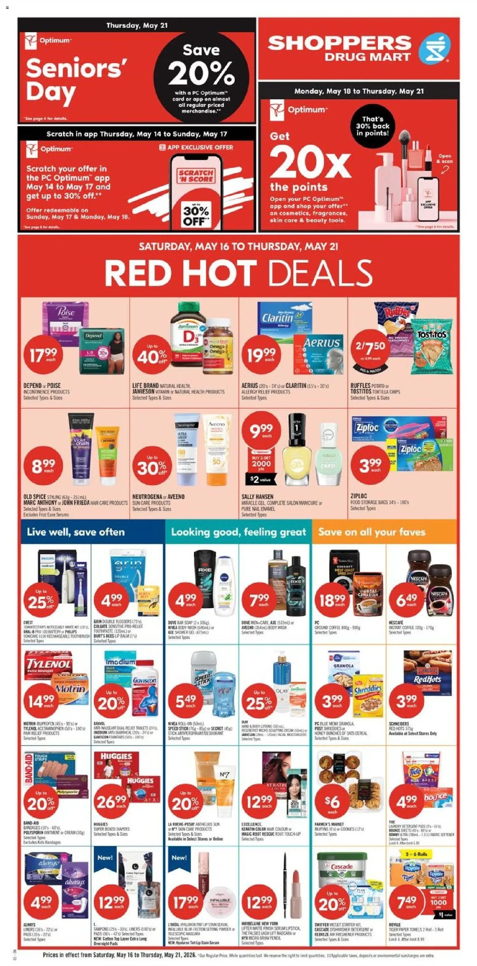 Shoppers weekly flyer / circulaire