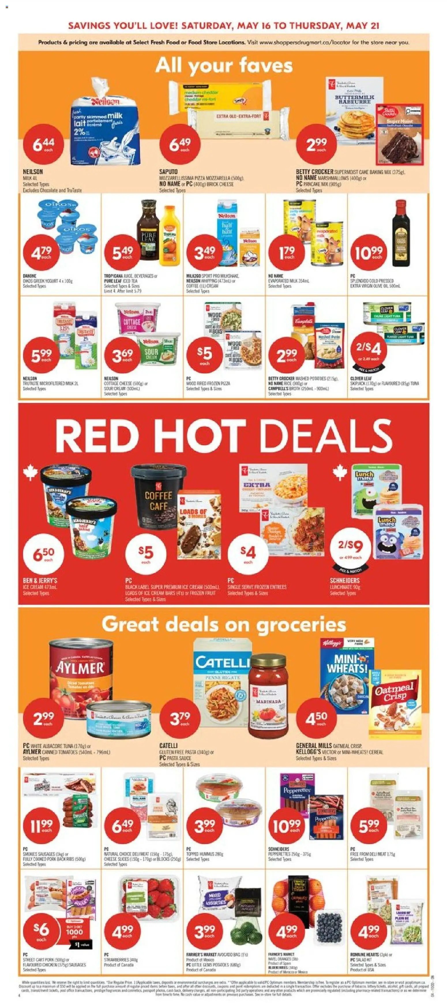 Shoppers weekly flyer / circulaire
