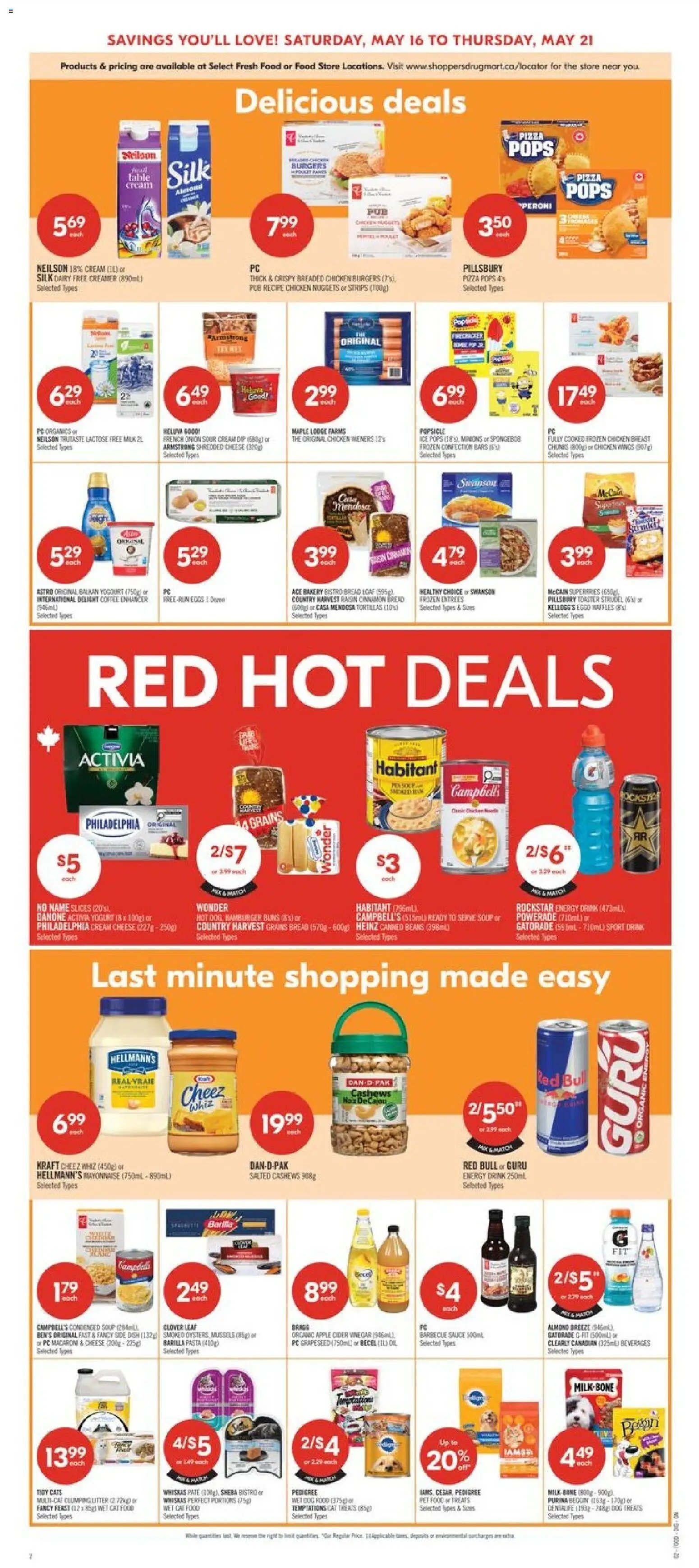 Shoppers weekly flyer / circulaire