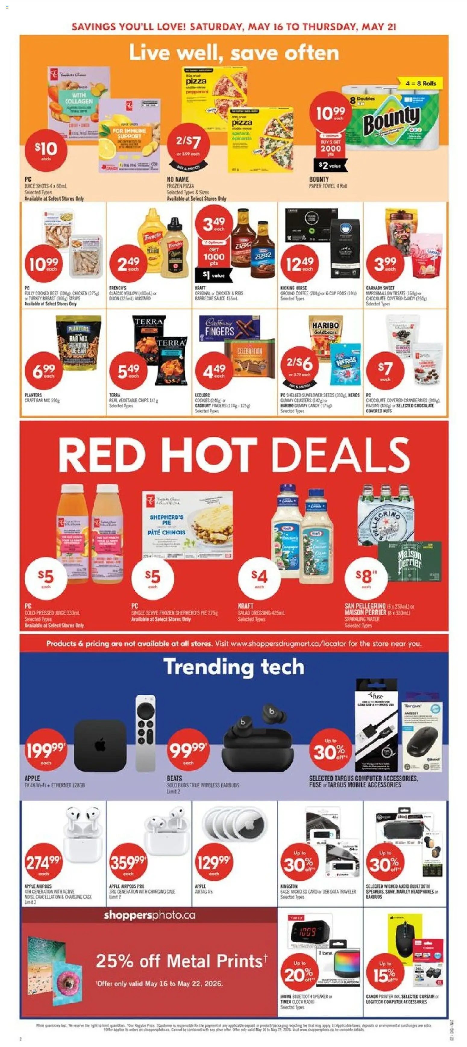 Shoppers weekly flyer / circulaire