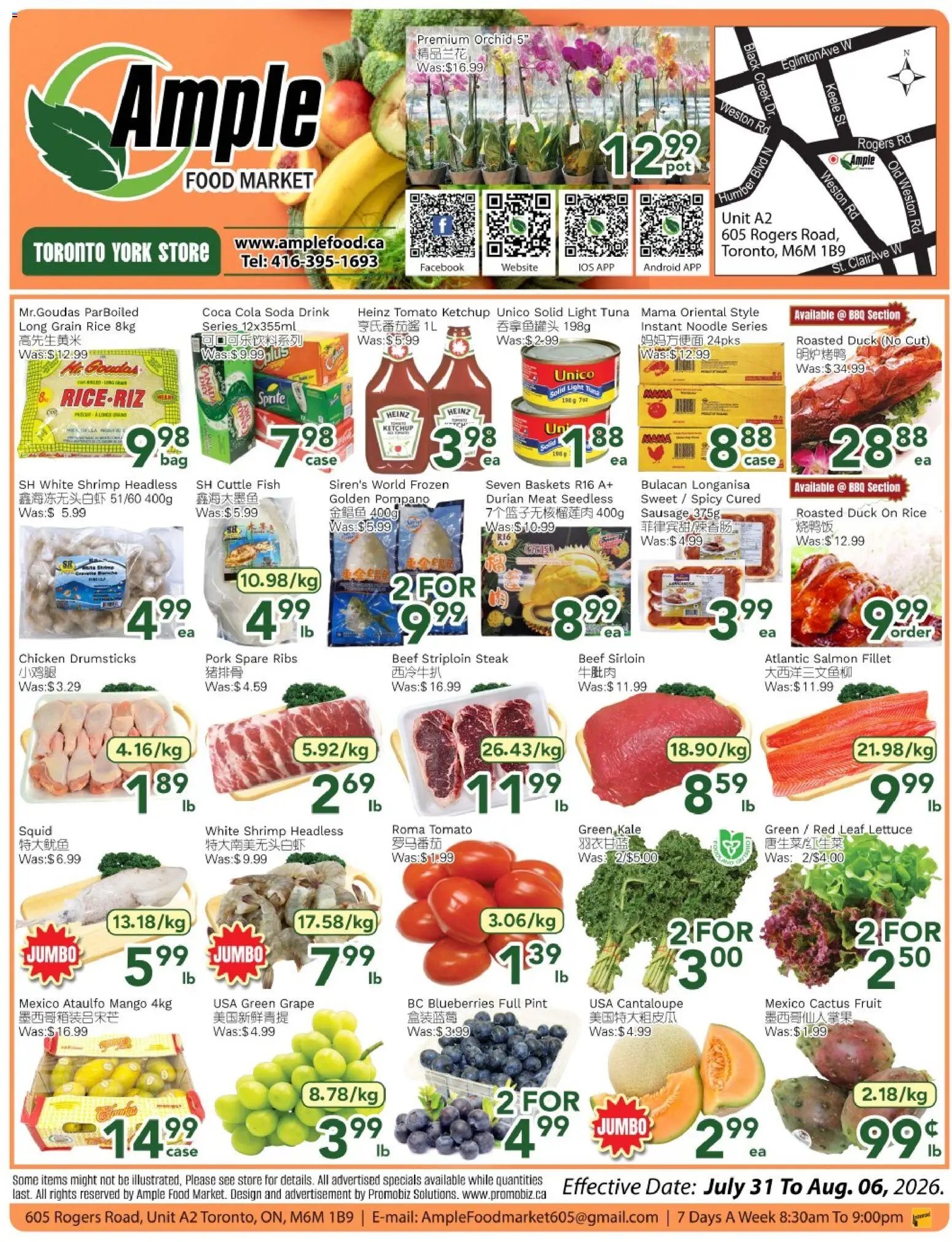 Ample Food Market weekly flyer Toronto York