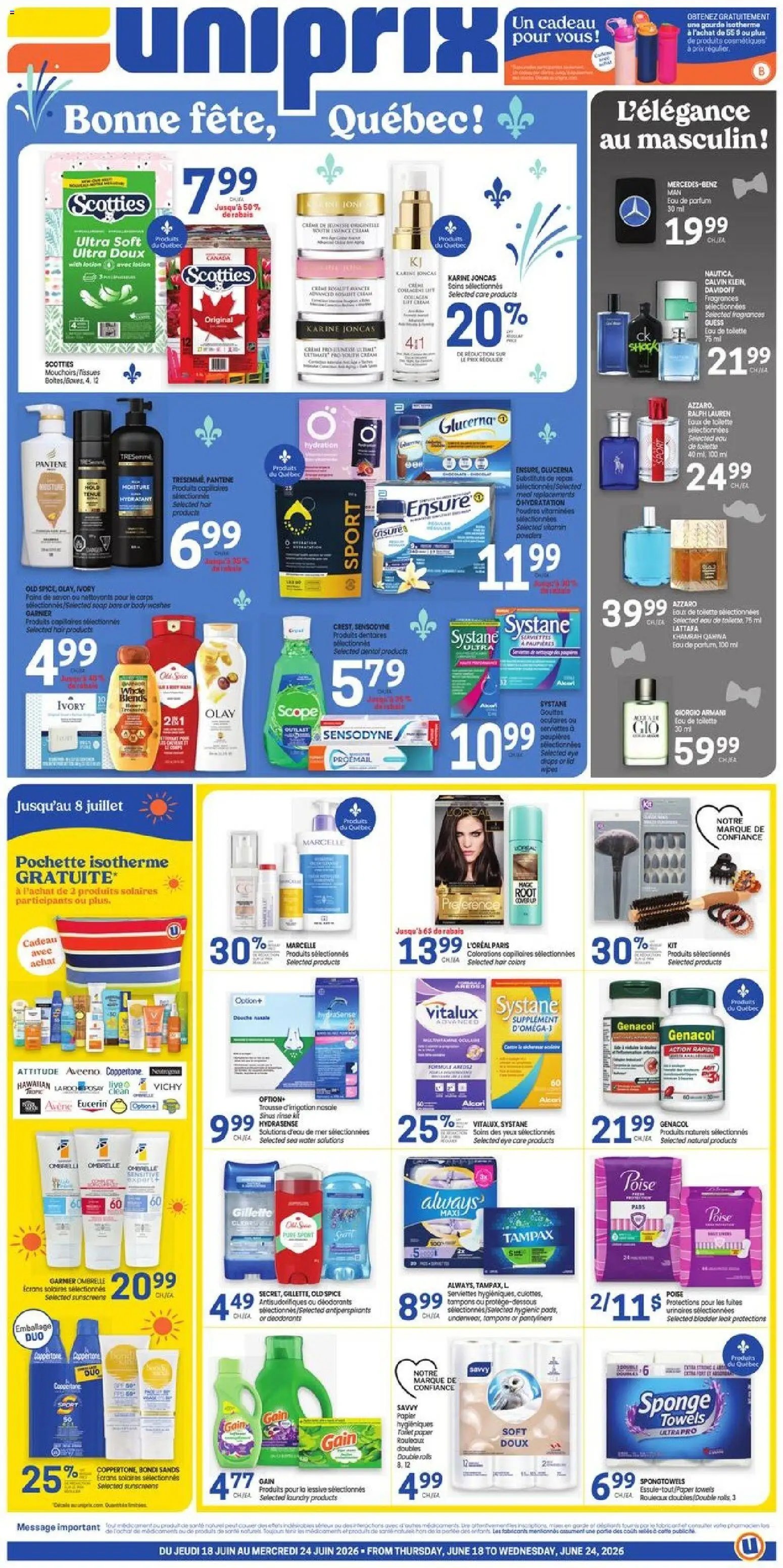 Uniprix weekly flyer / circulaire
