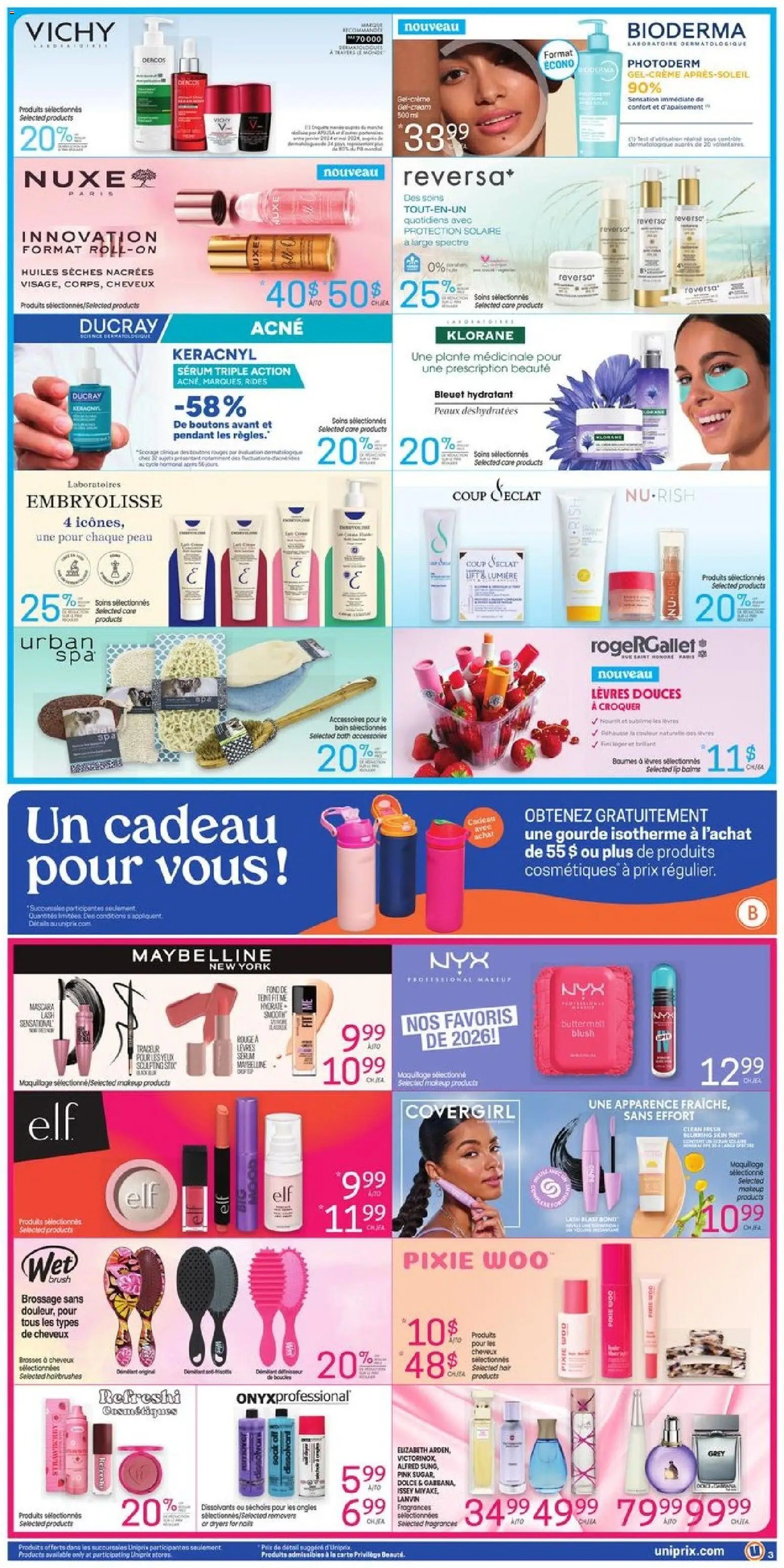 Uniprix weekly flyer / circulaire