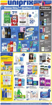 Uniprix weekly flyer / circulaire
