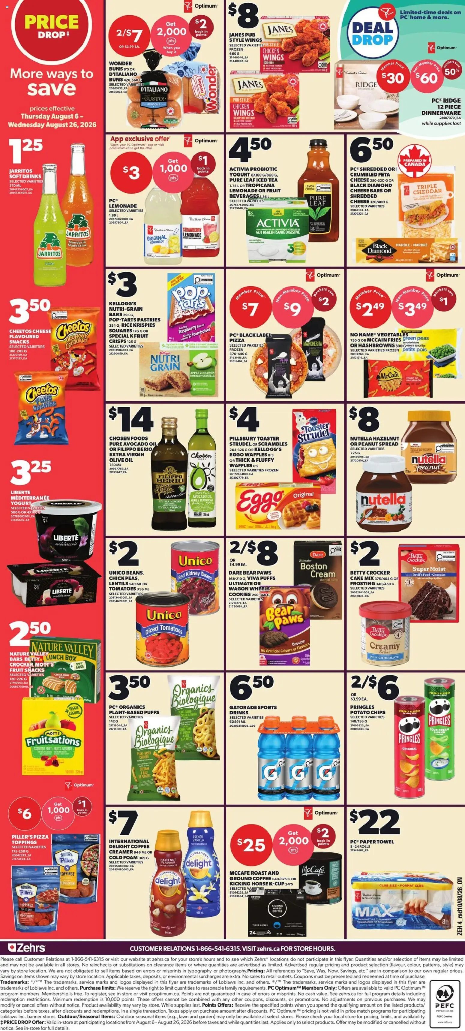 Zehrs weekly flyer / circulaire