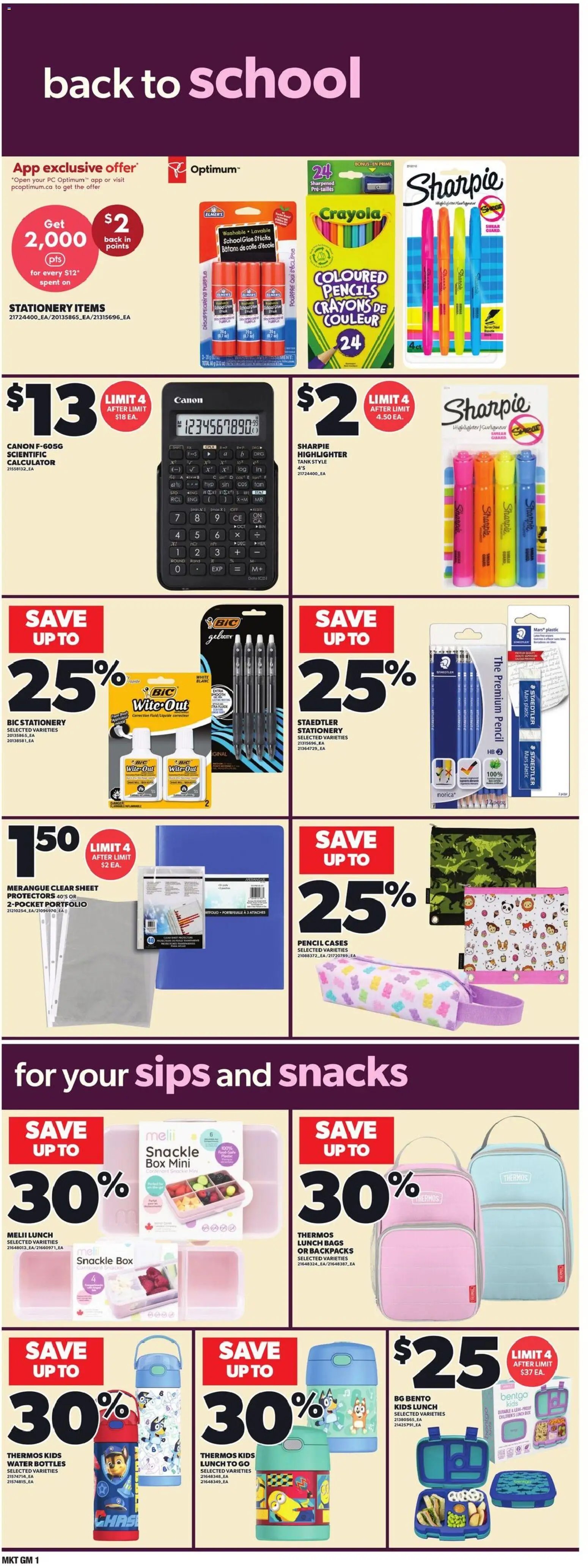 Zehrs weekly flyer / circulaire