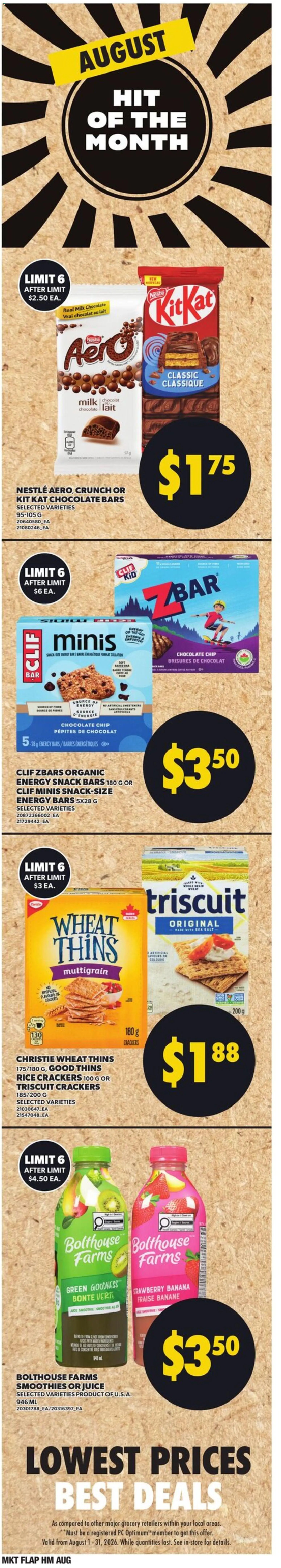 Zehrs weekly flyer / circulaire