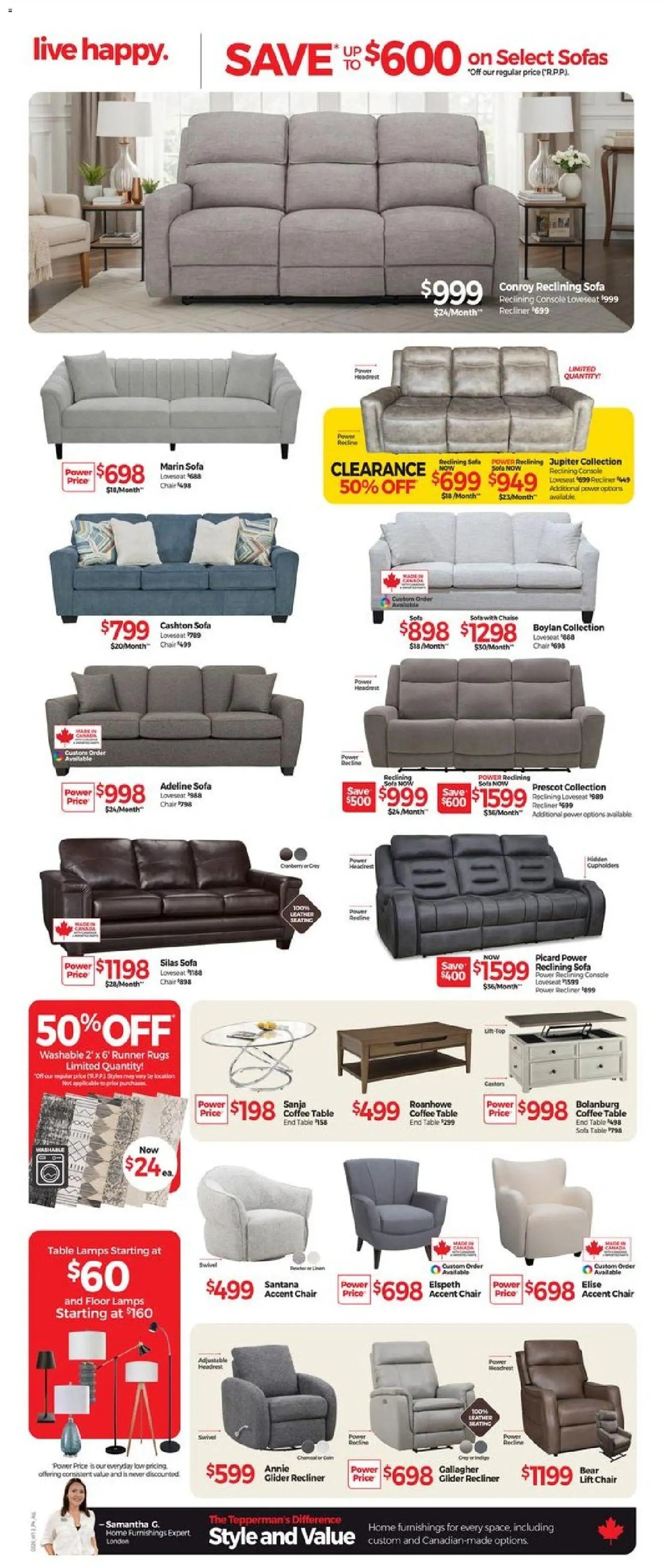 Tepperman's weekly flyer / circulaire