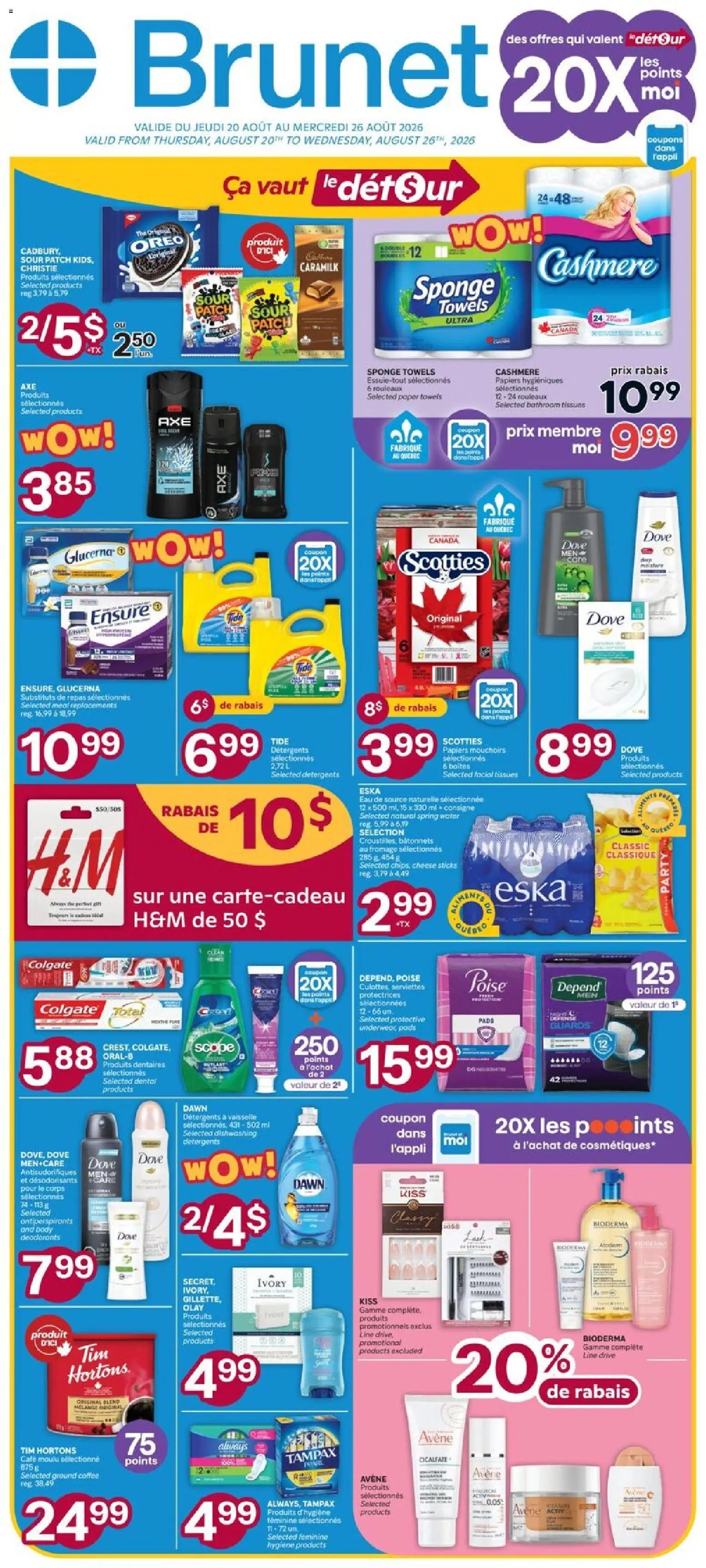 Brunet weekly flyer / circulaire