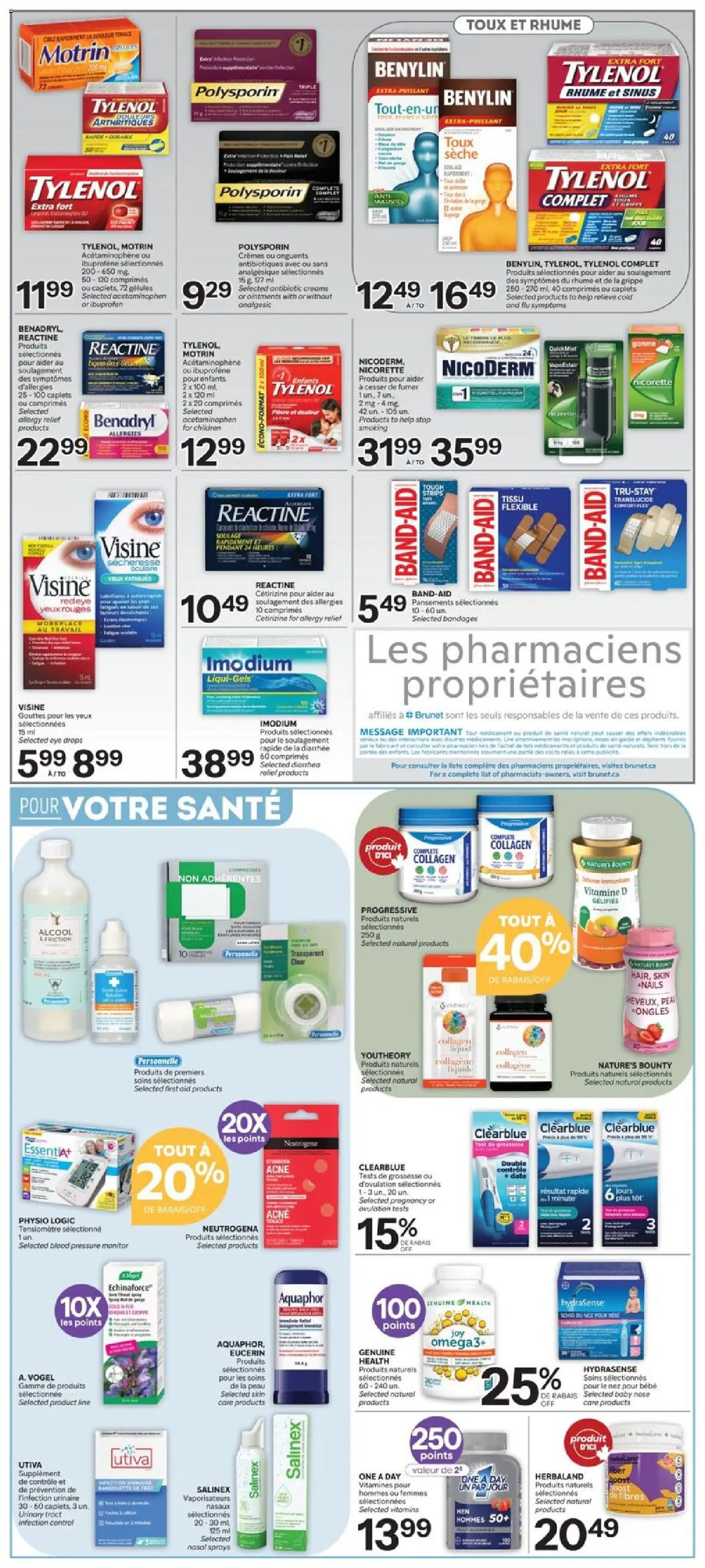 Brunet weekly flyer / circulaire