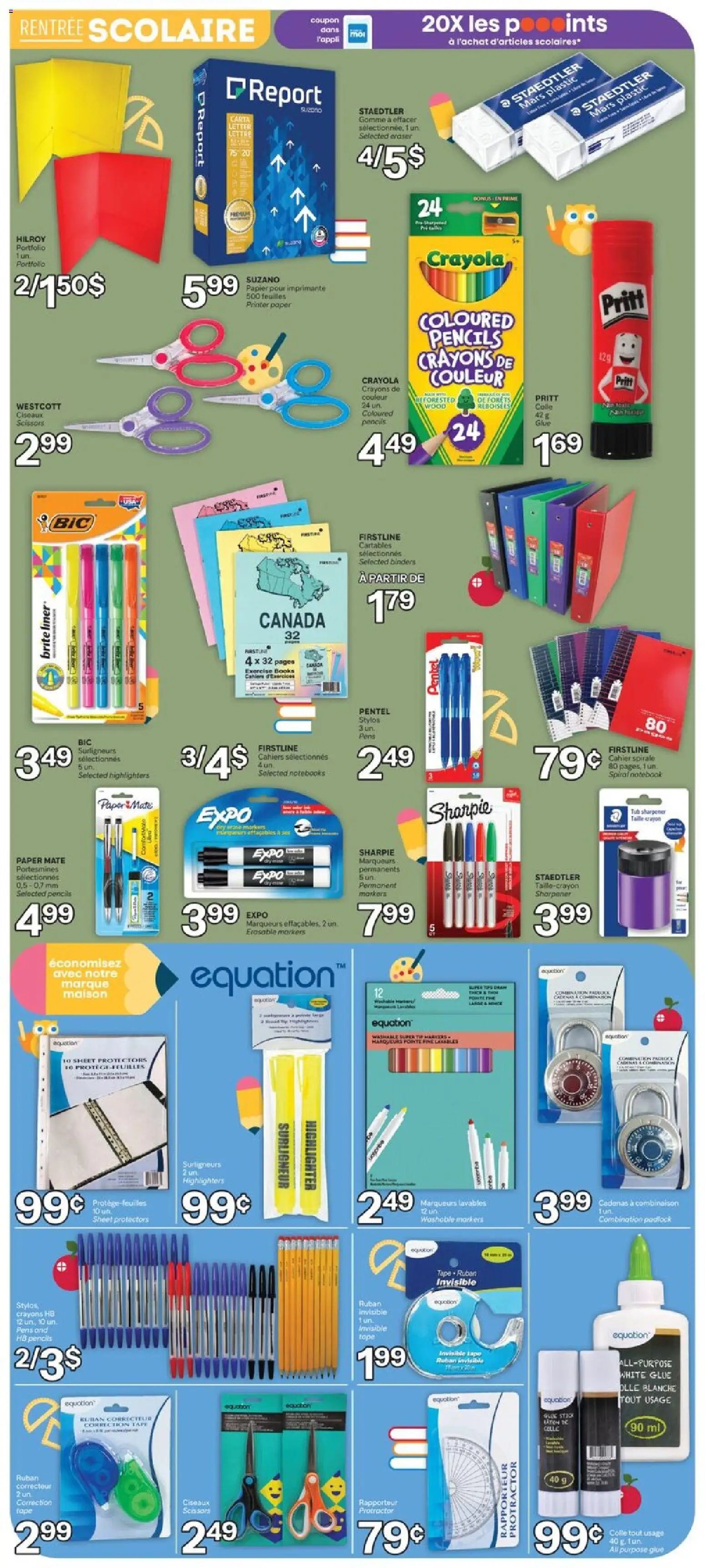 Brunet weekly flyer / circulaire