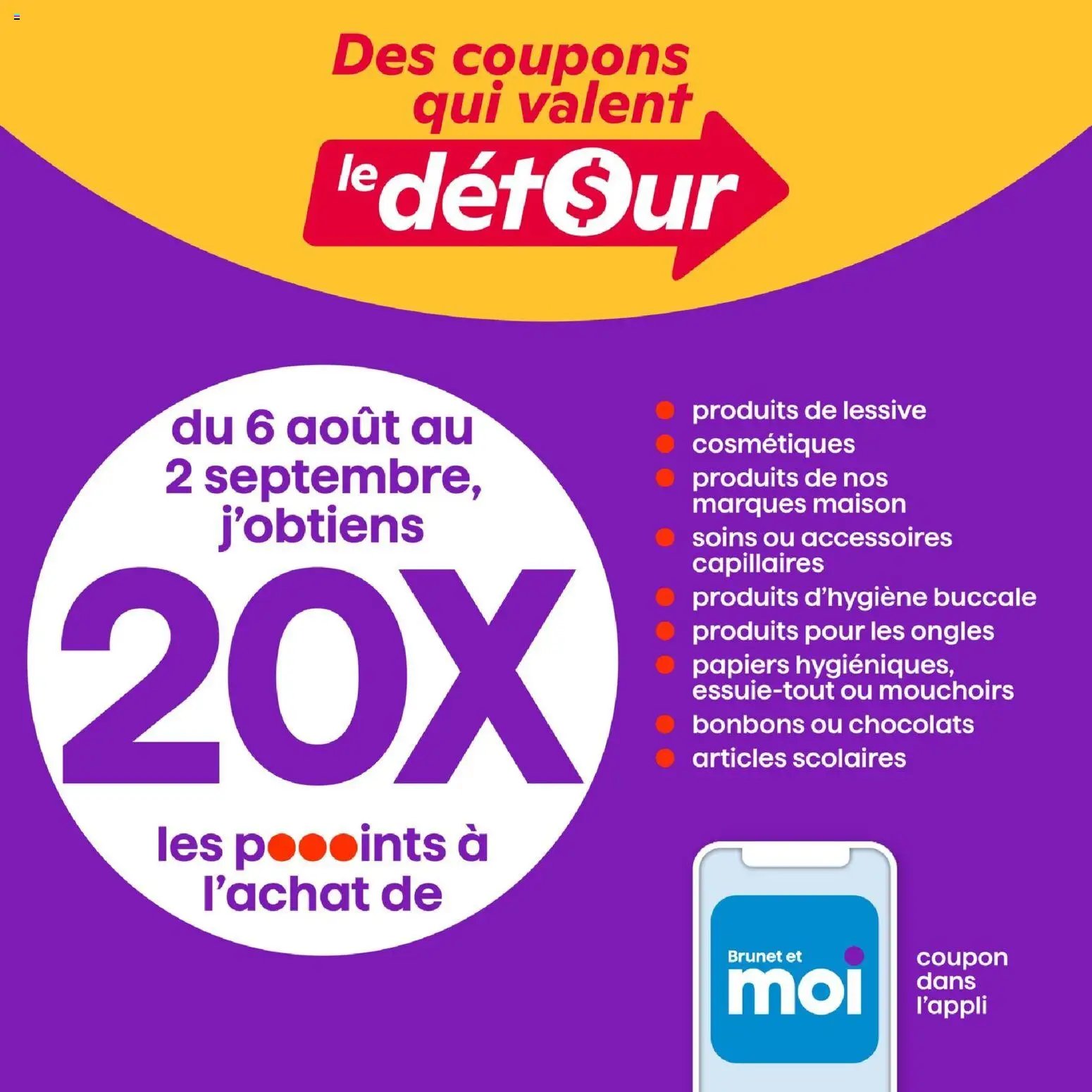 Brunet weekly flyer / circulaire