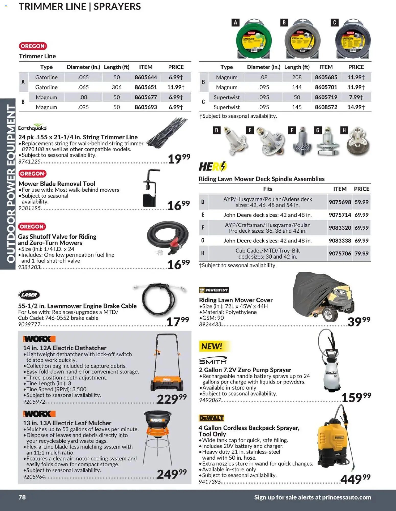 Princess Auto catalog - Outdoor Power Equipment (2026-04-21 - 2027-04-21) | 30