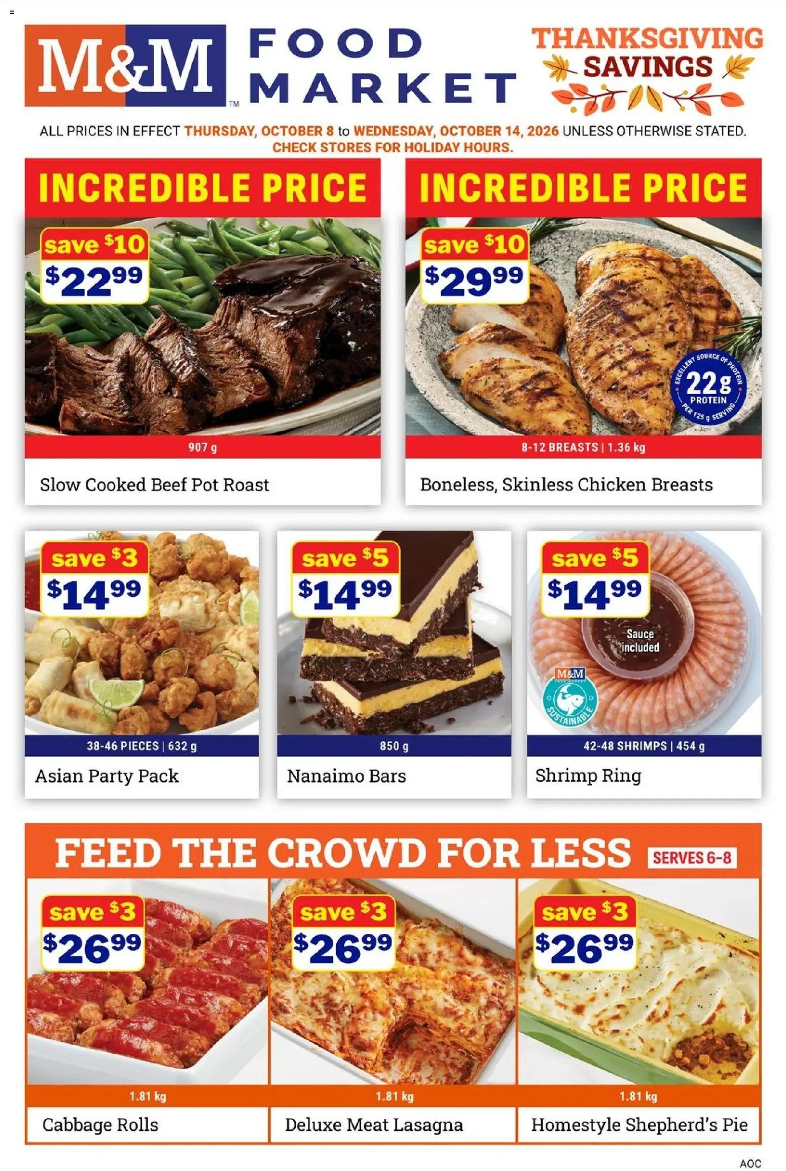 M&M Food Market weekly flyer / circulaire