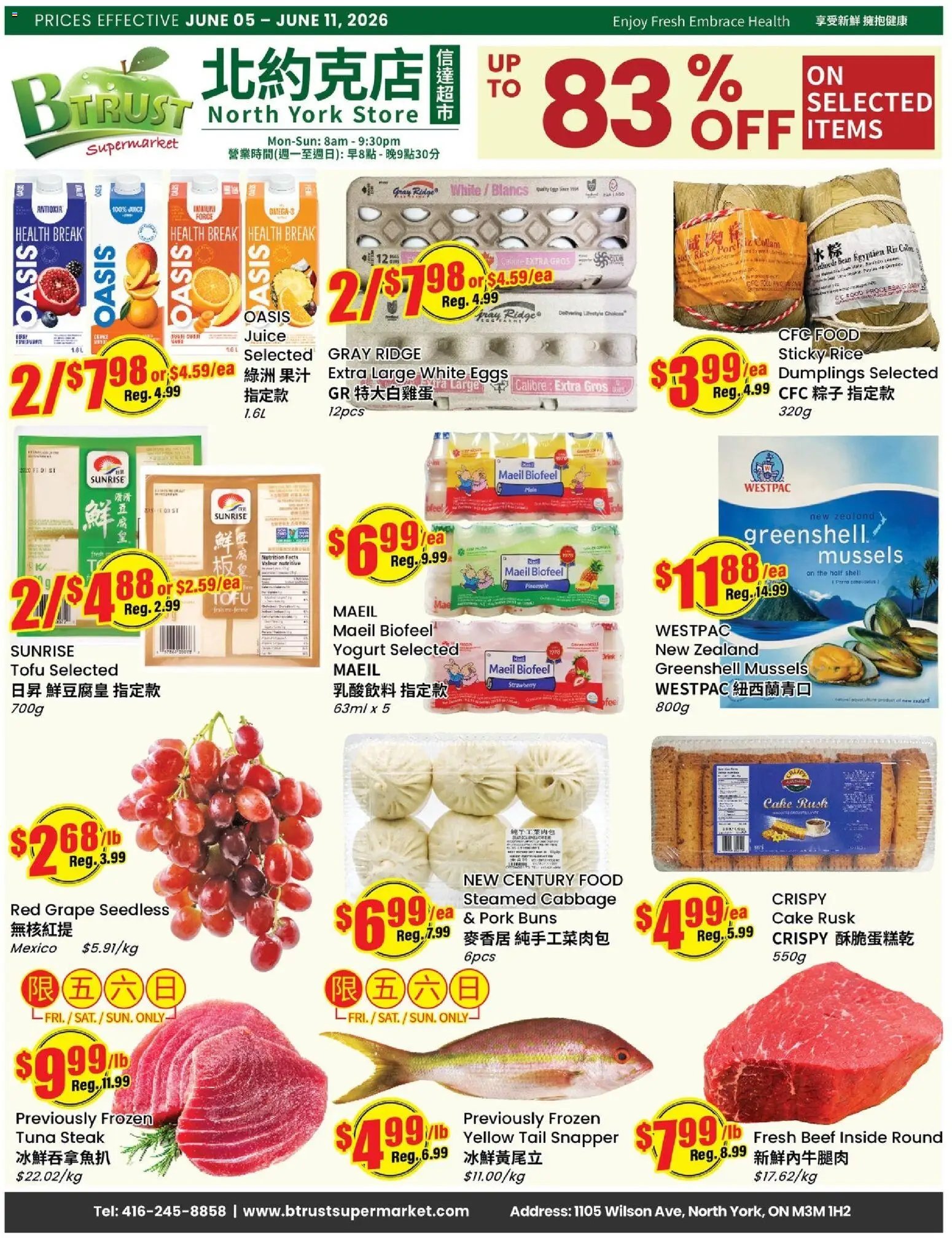 Btrust Supermarket weekly flyer - Wilson