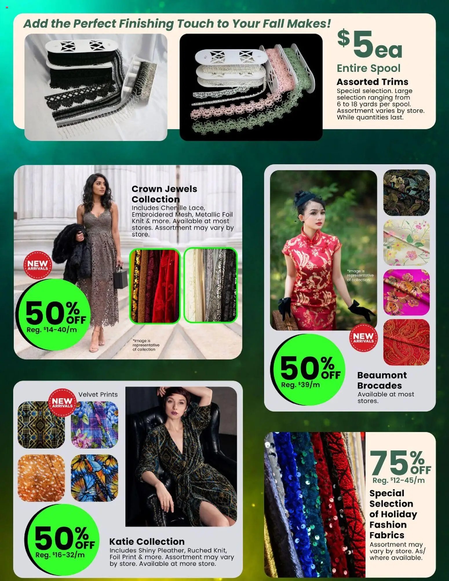 Fabricland weekly flyer / circulaire