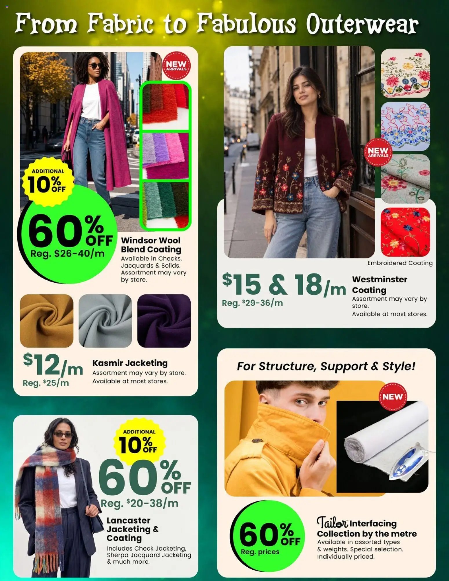 Fabricland weekly flyer / circulaire