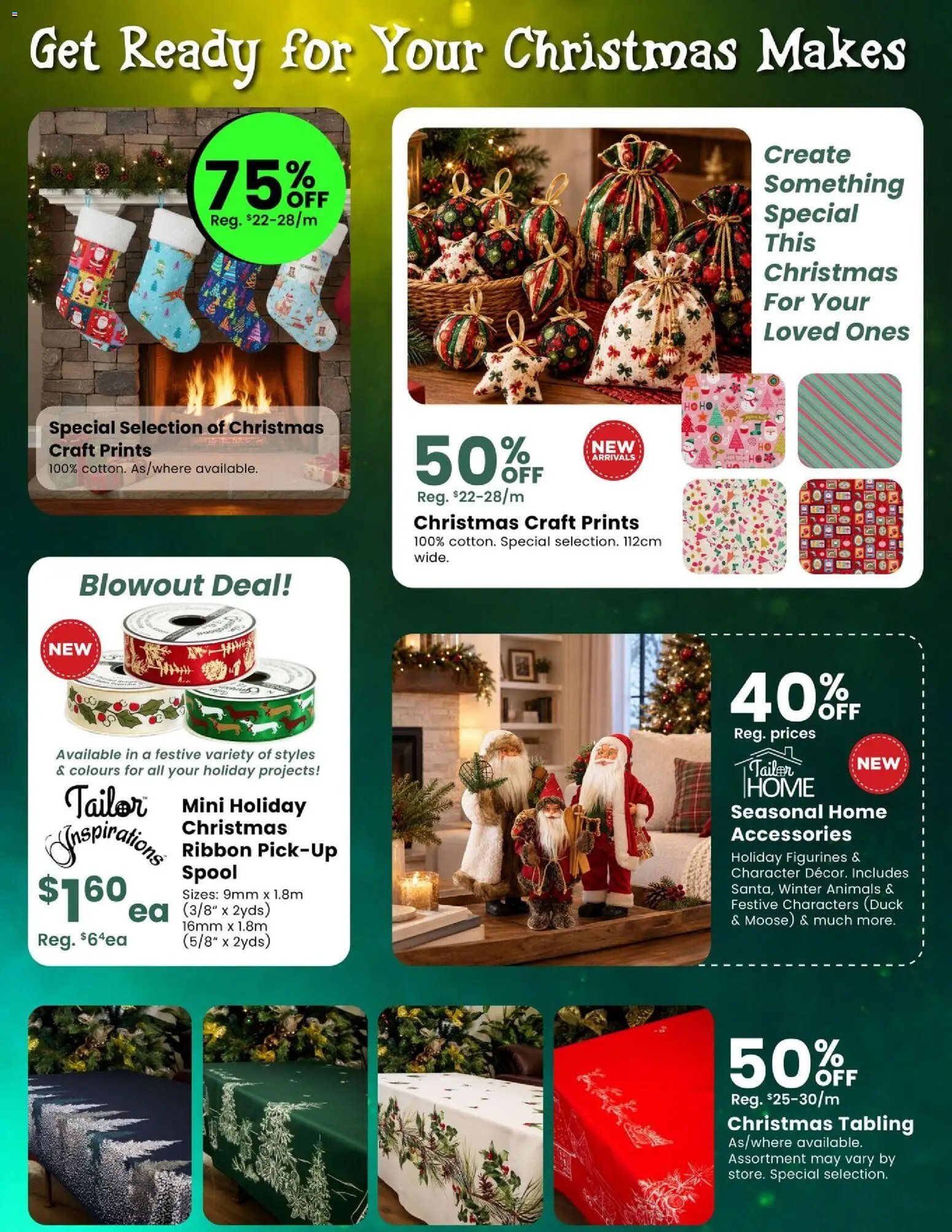 Fabricland weekly flyer / circulaire
