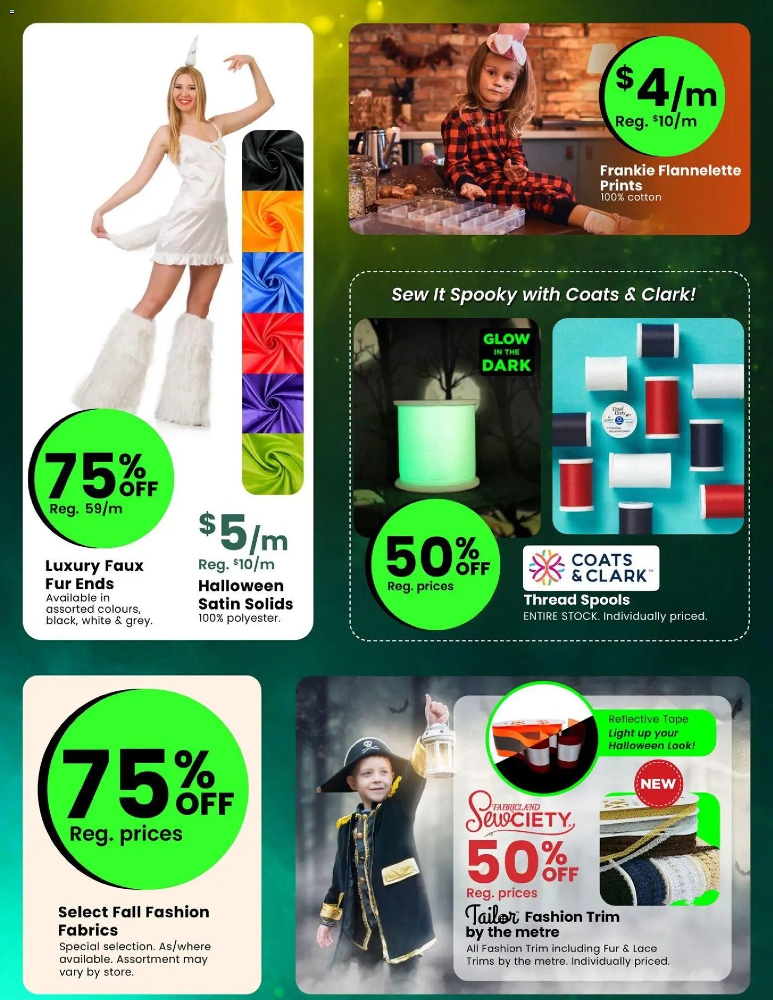Fabricland weekly flyer / circulaire