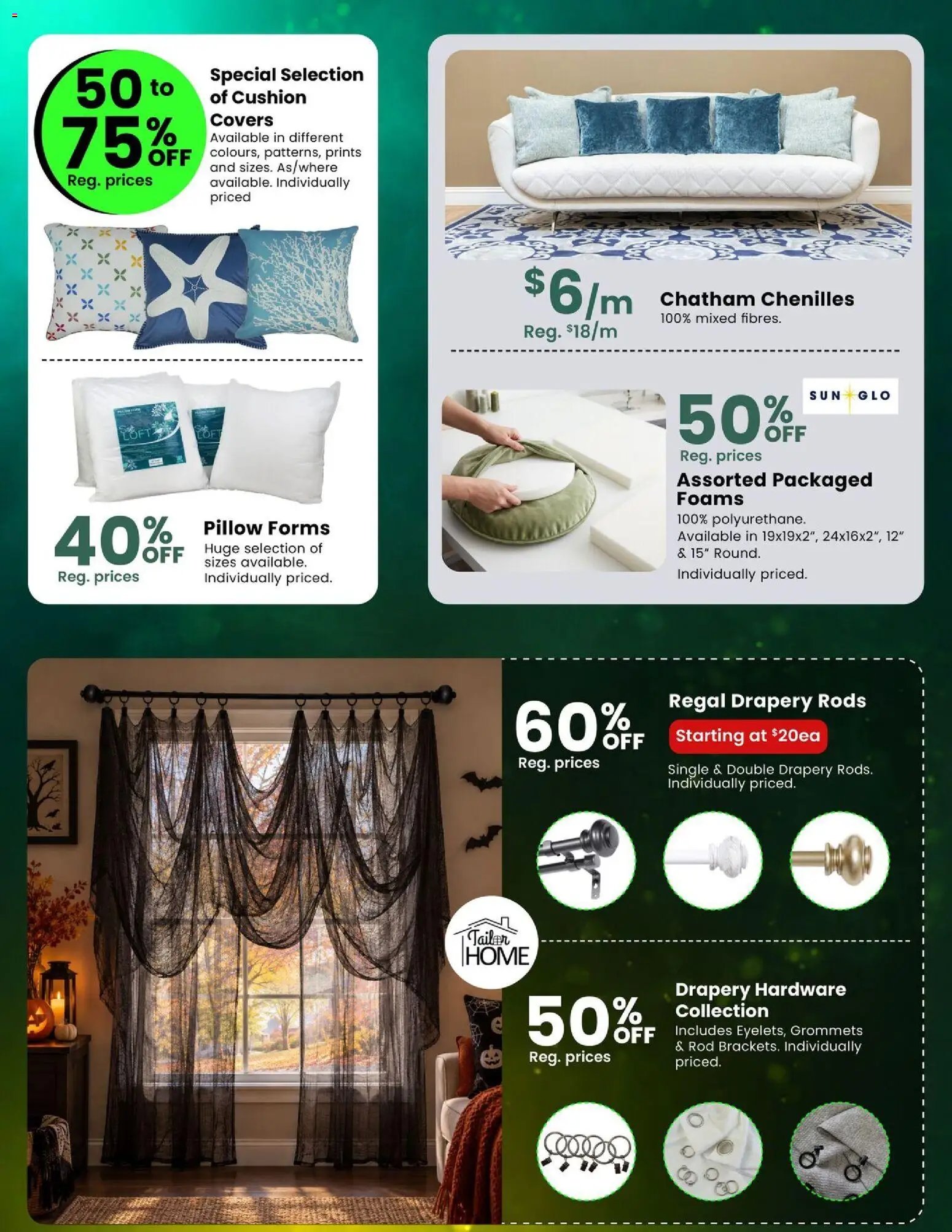 Fabricland weekly flyer / circulaire