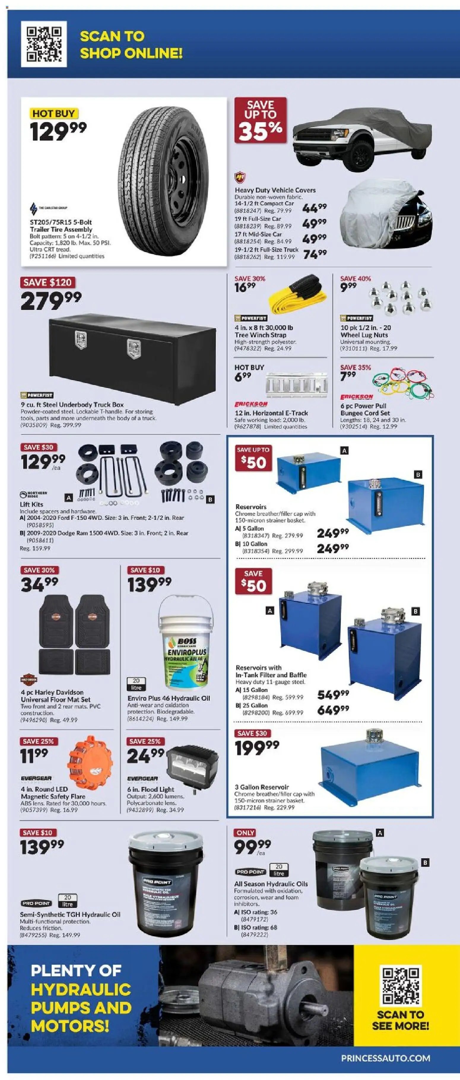 Princess Auto flyer