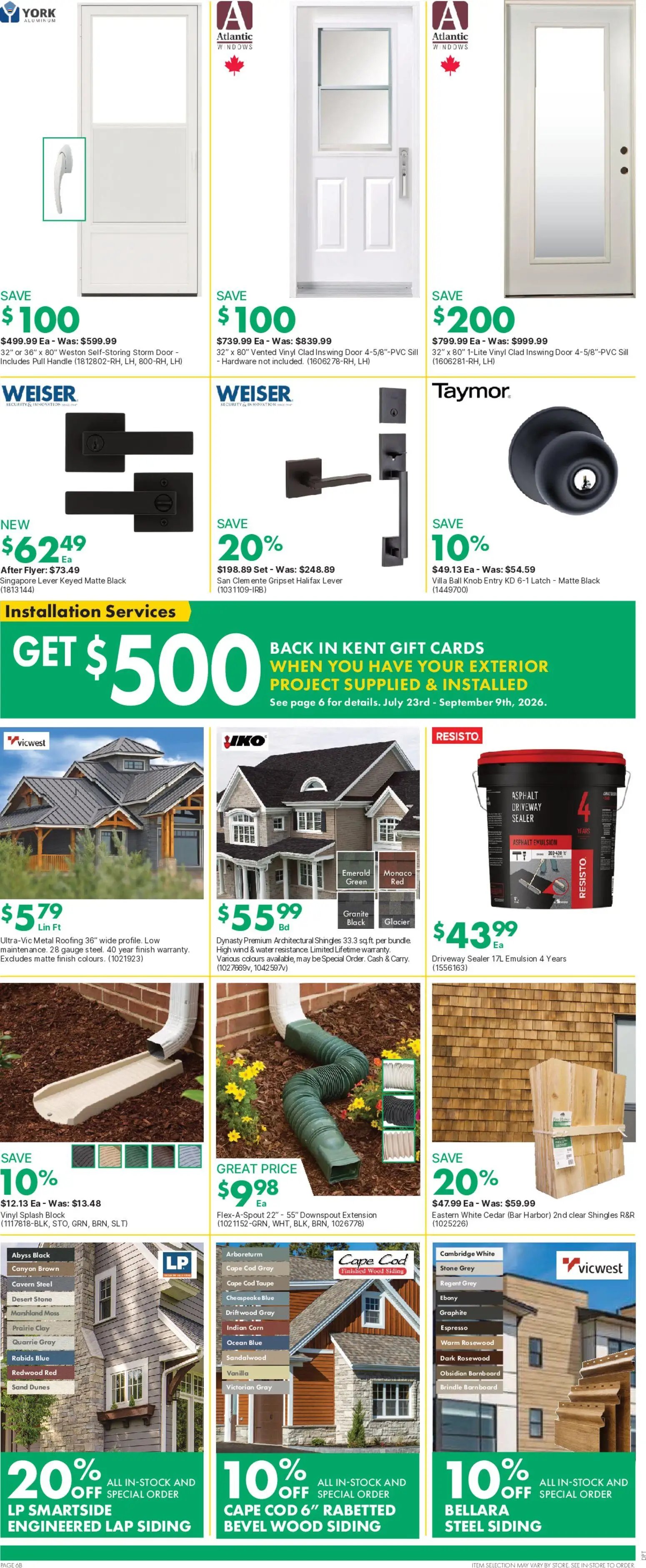 Kent weekly flyer - NS