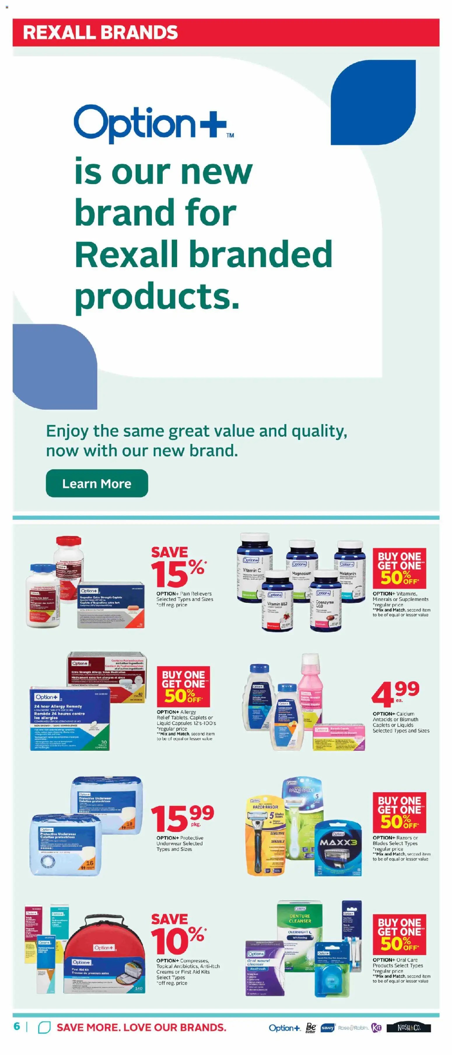 Rexall weekly flyer / circulaire