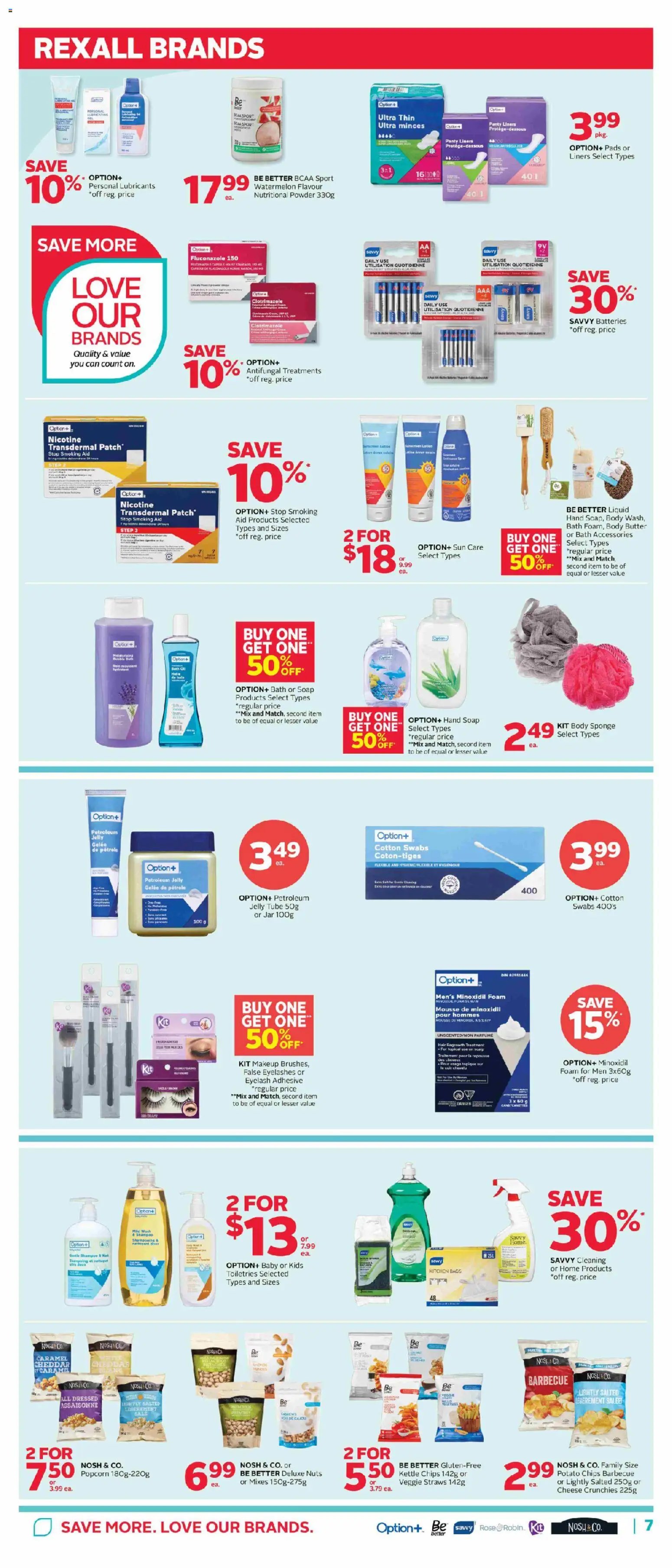 Rexall weekly flyer / circulaire