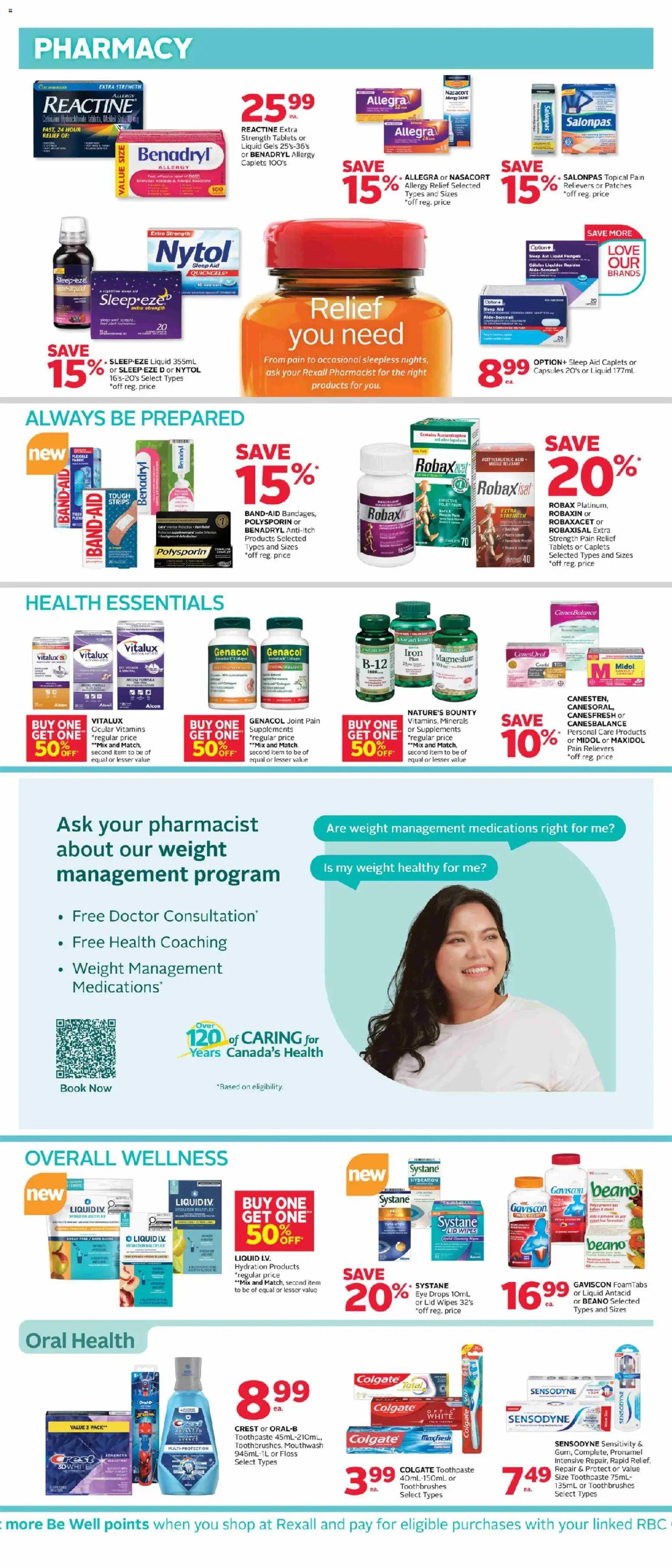 Rexall weekly flyer / circulaire