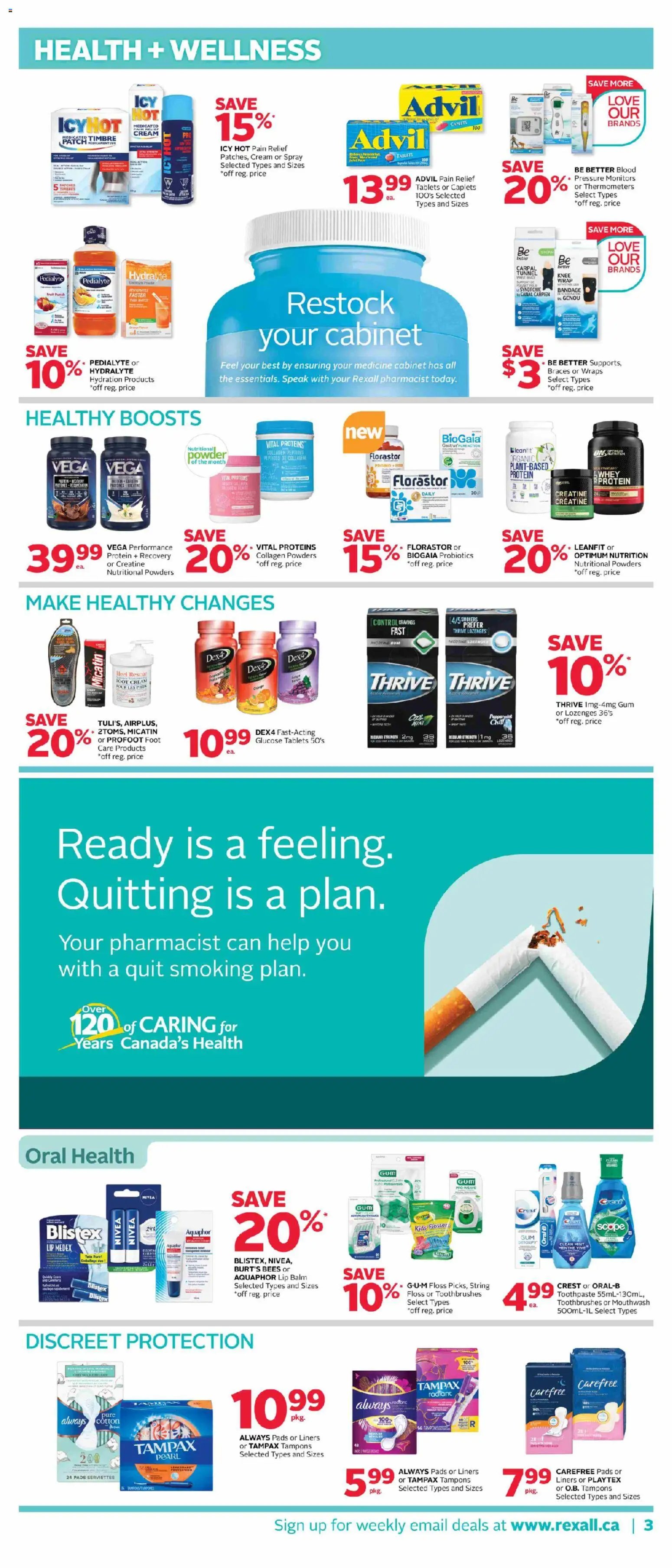 Rexall weekly flyer / circulaire