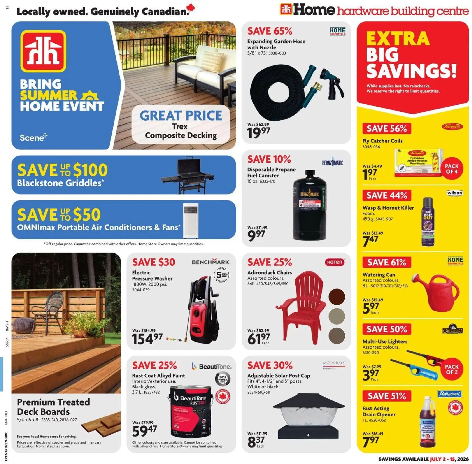 Home Hardware weekly flyer / circulaire