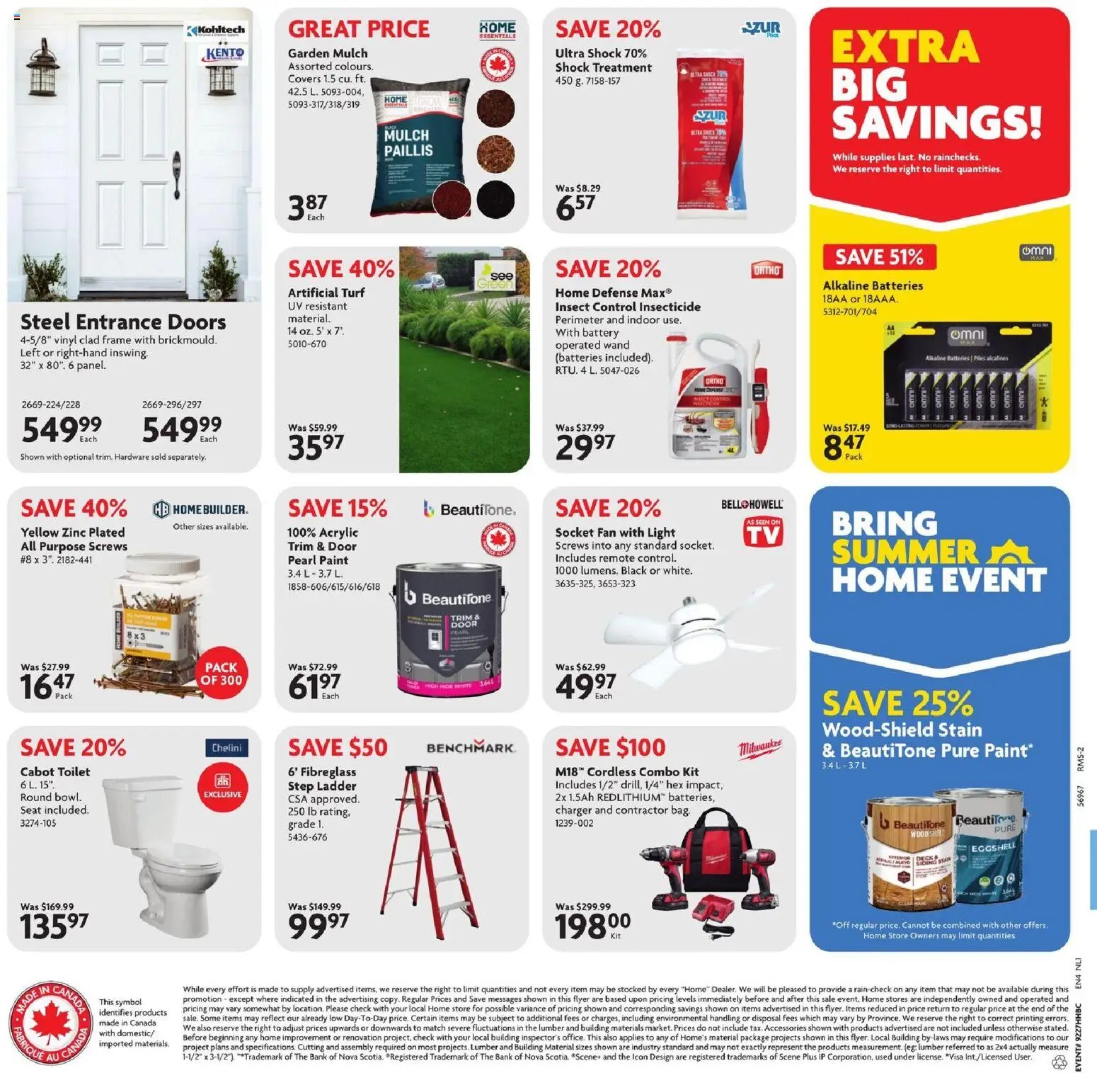 Home Hardware weekly flyer / circulaire