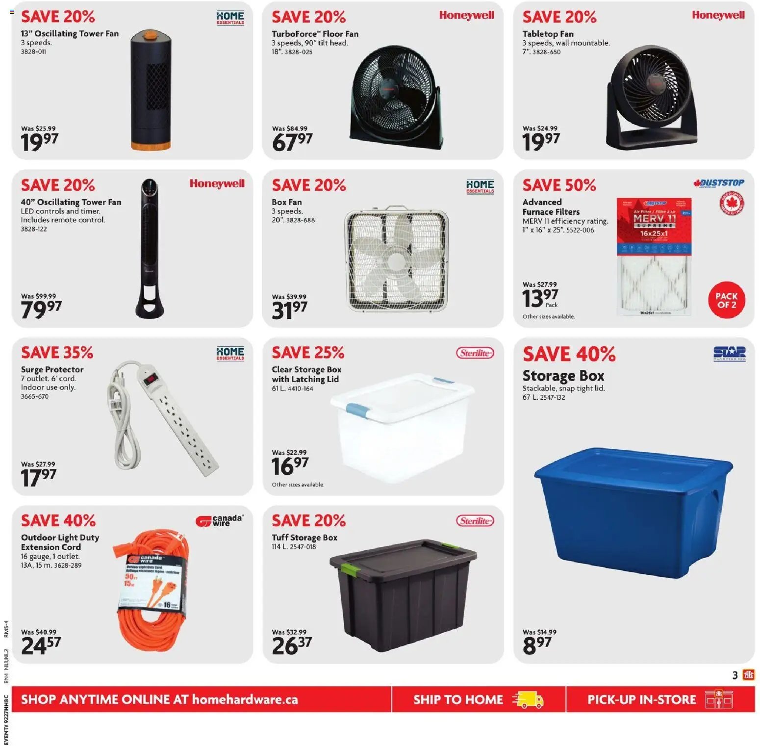 Home Hardware weekly flyer / circulaire