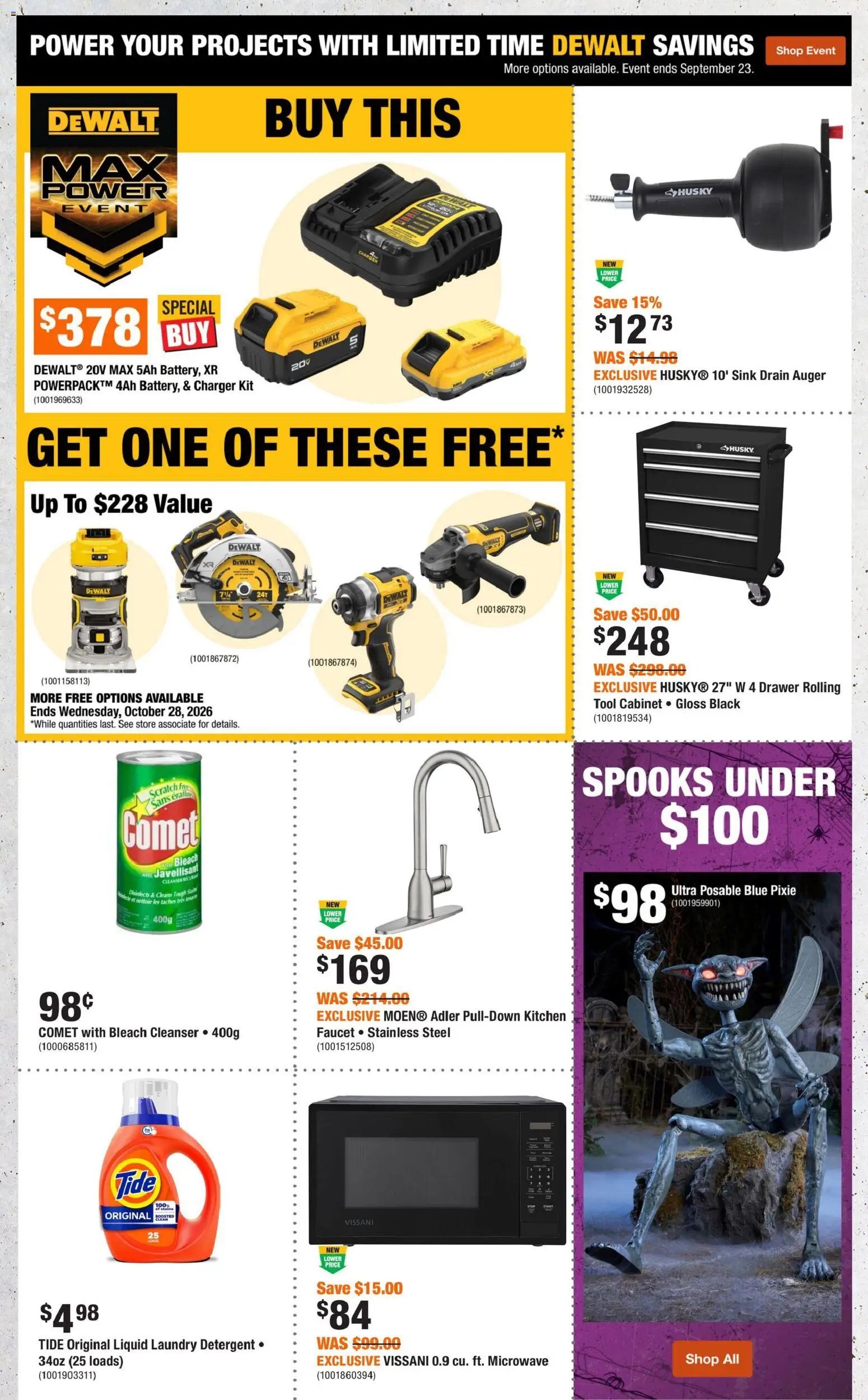Home Depot weekly flyer / circulaire