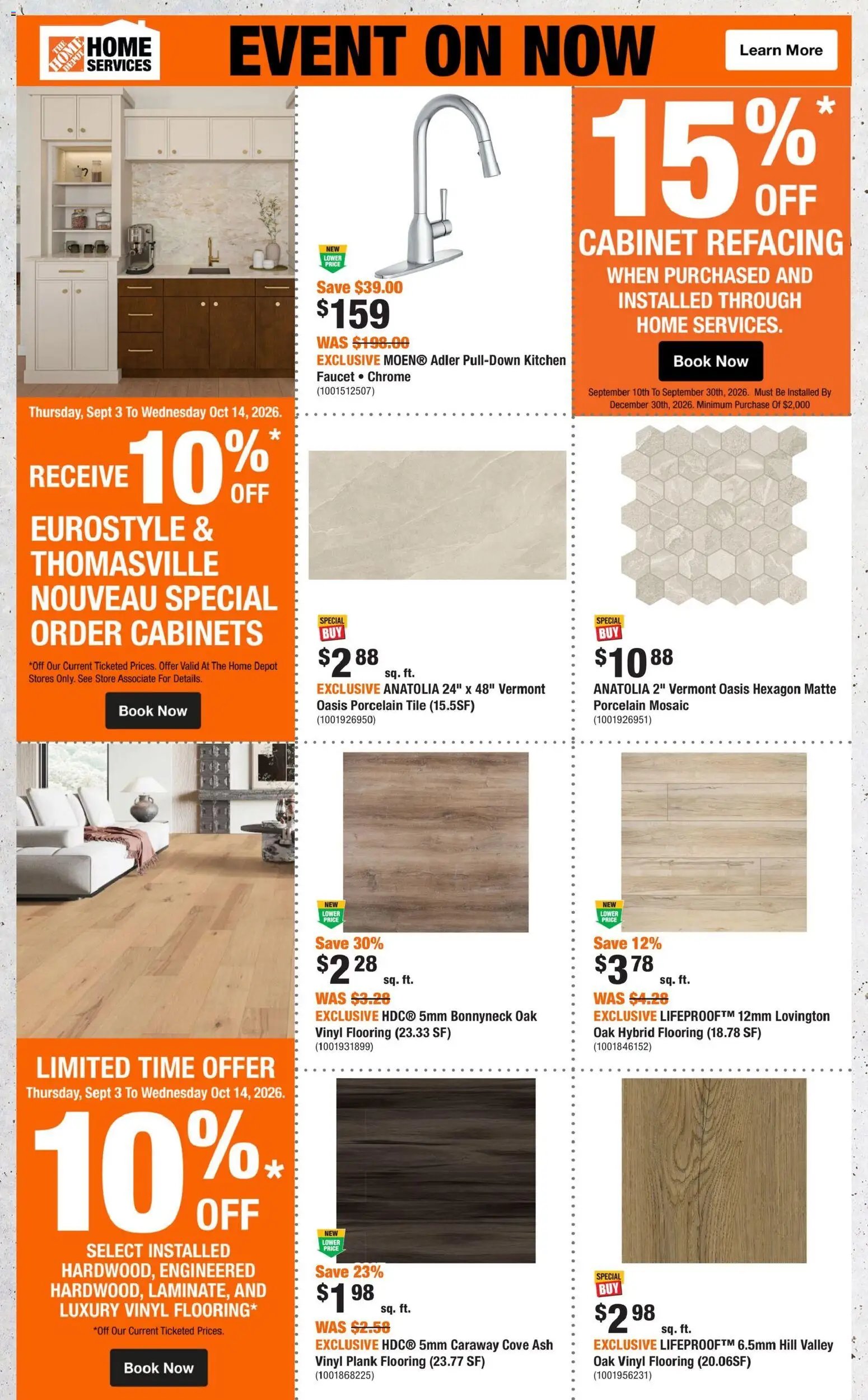 Home Depot weekly flyer / circulaire
