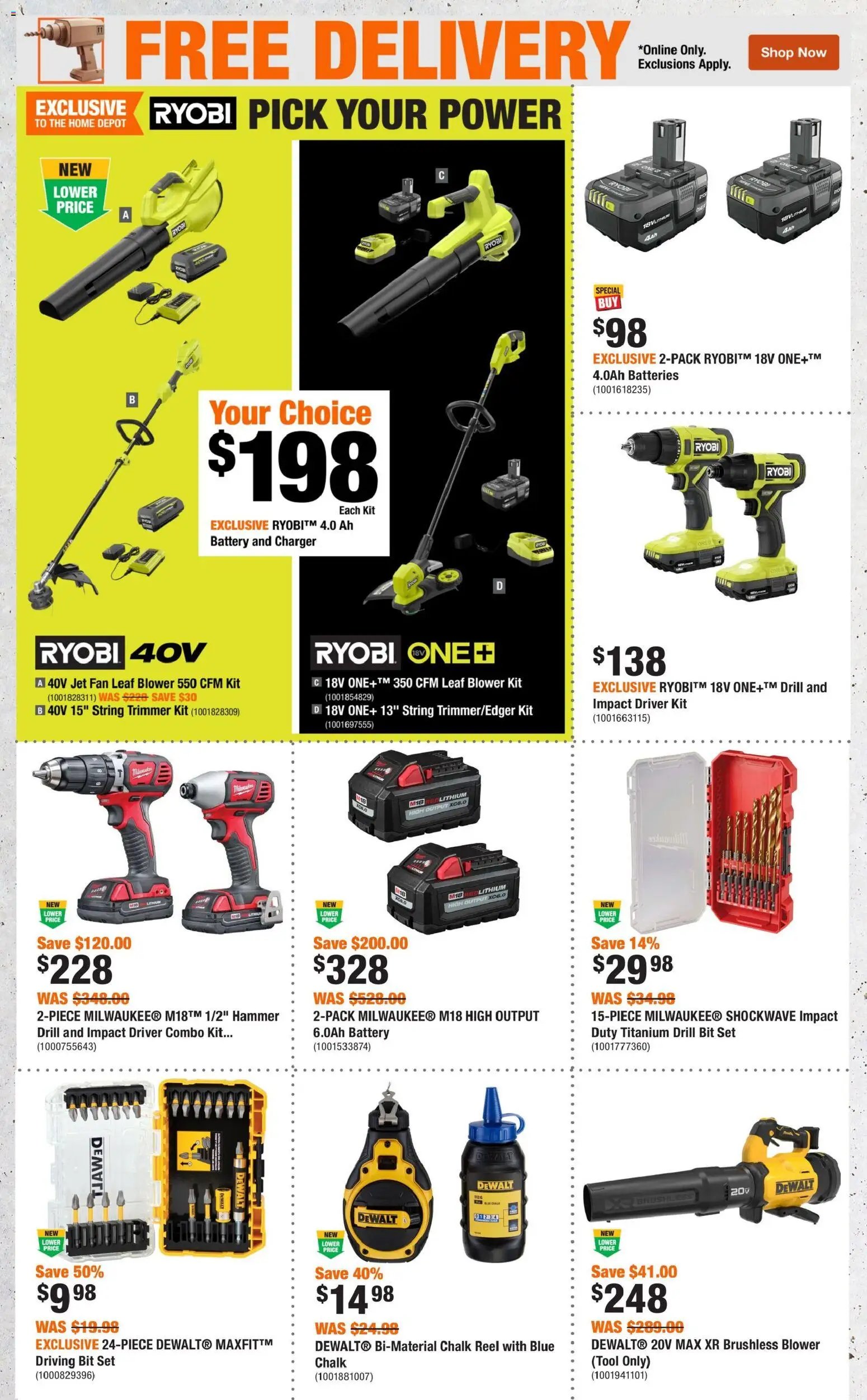 Home Depot weekly flyer / circulaire