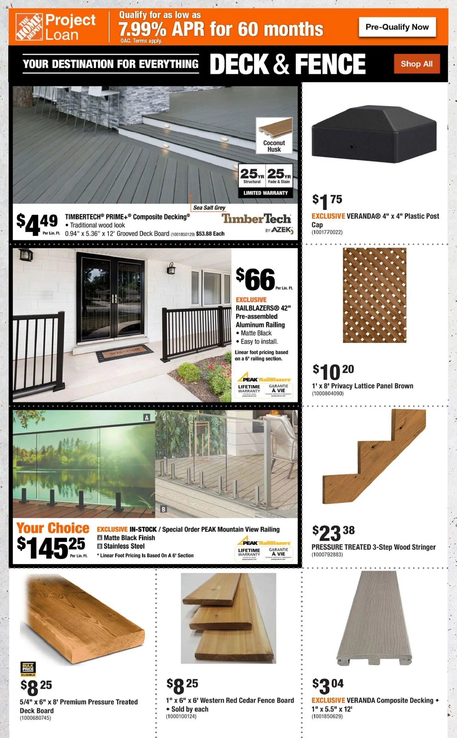 Home Depot weekly flyer / circulaire
