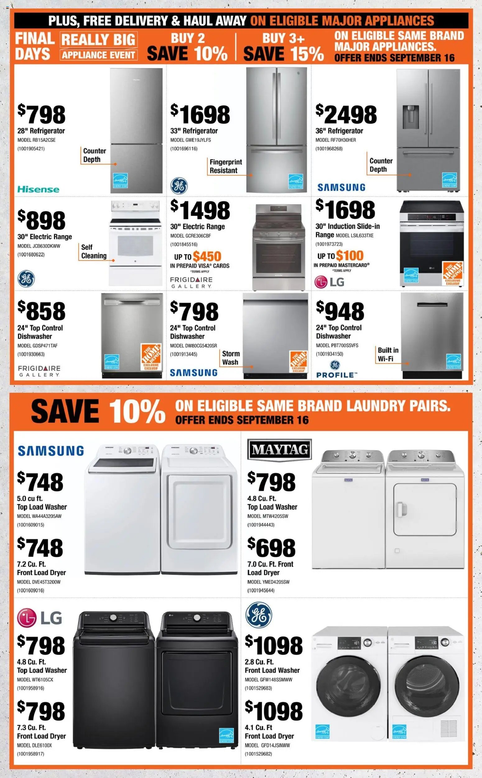 Home Depot weekly flyer / circulaire