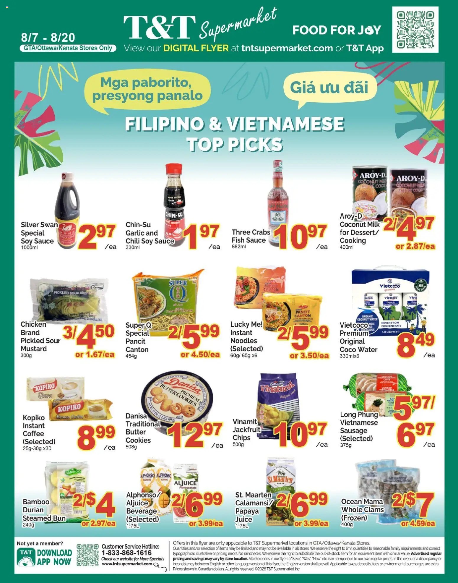 T&T Supermarket flyer - Filipino & Vietnamese Top Picks