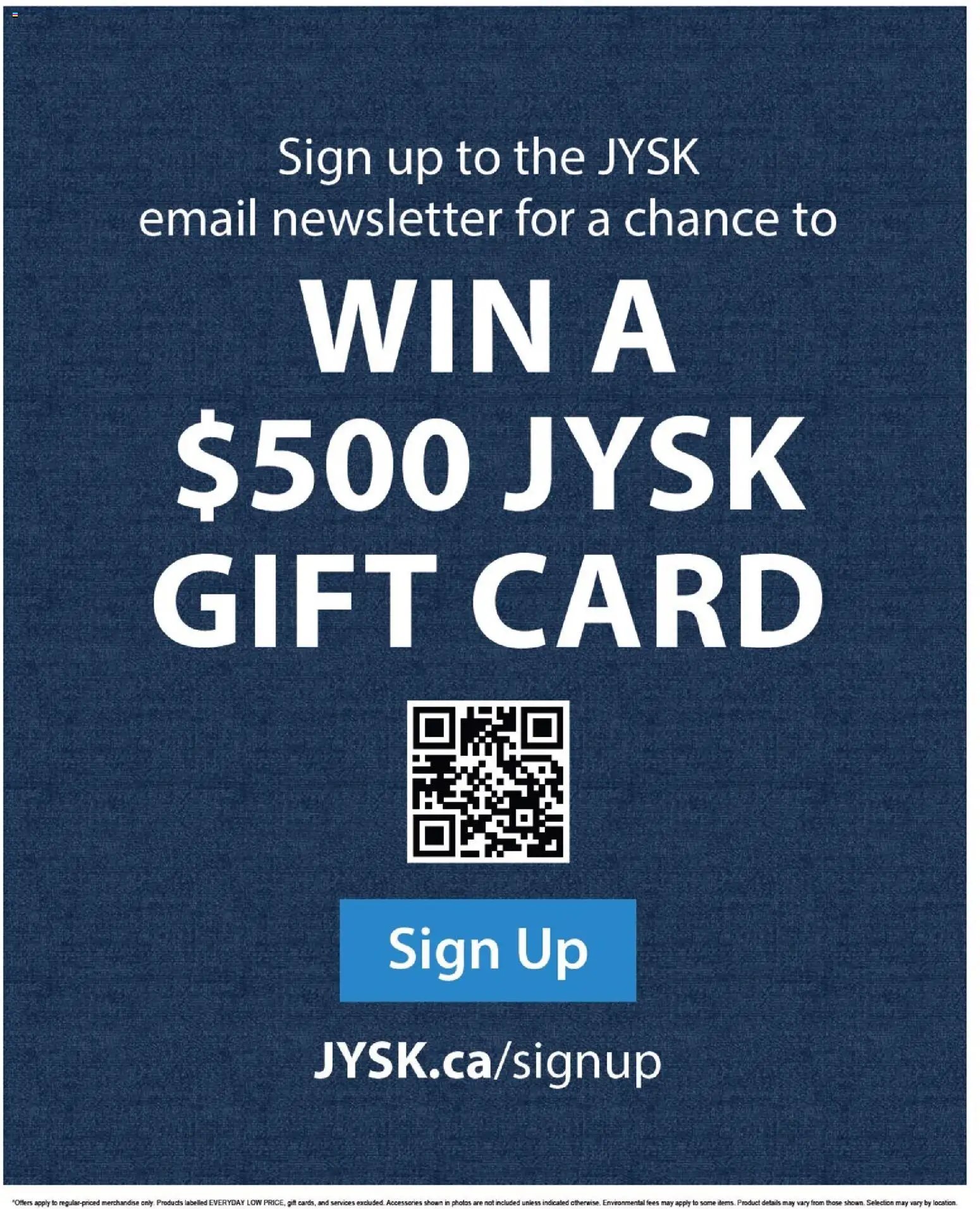 JYSK weekly flyer