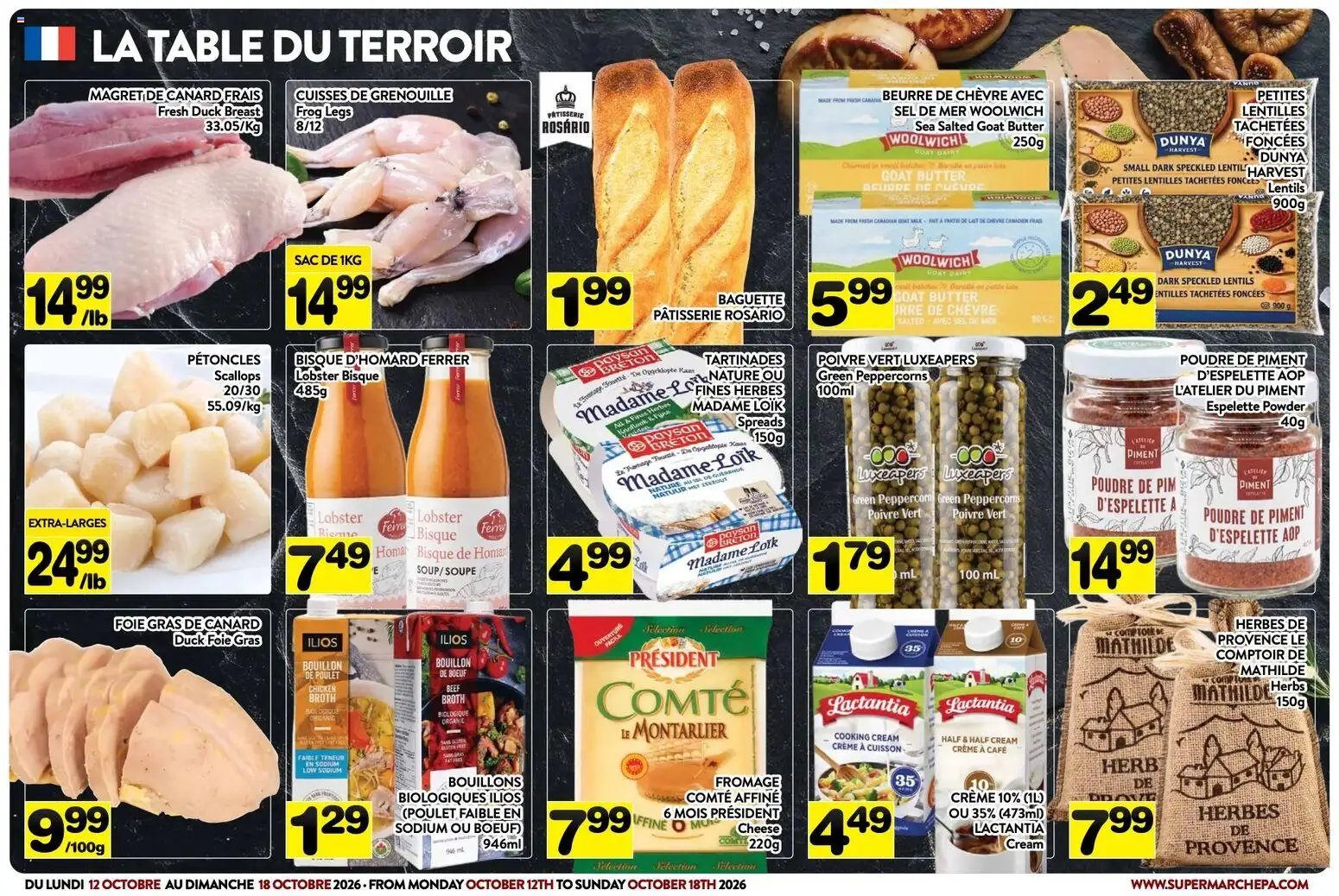 Pa Supermarché weekly flyer / circulaire