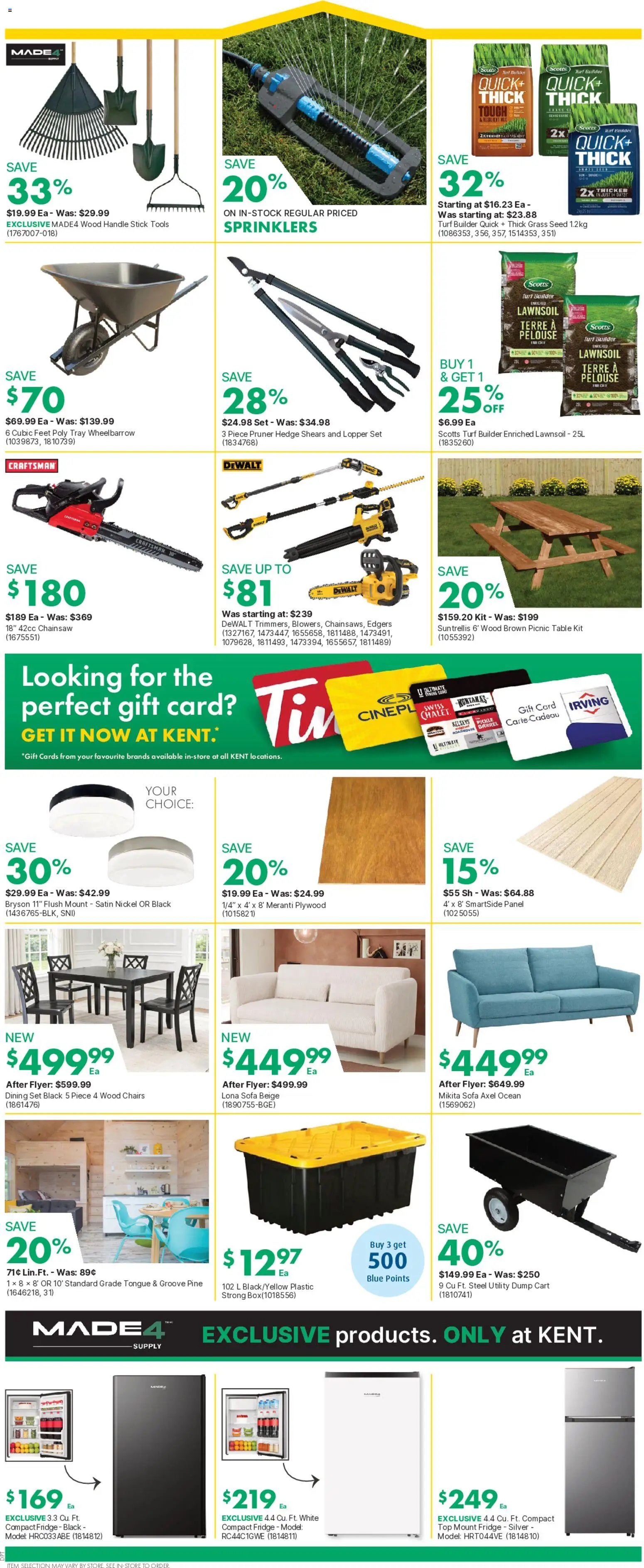 Kent weekly flyer / circulaire