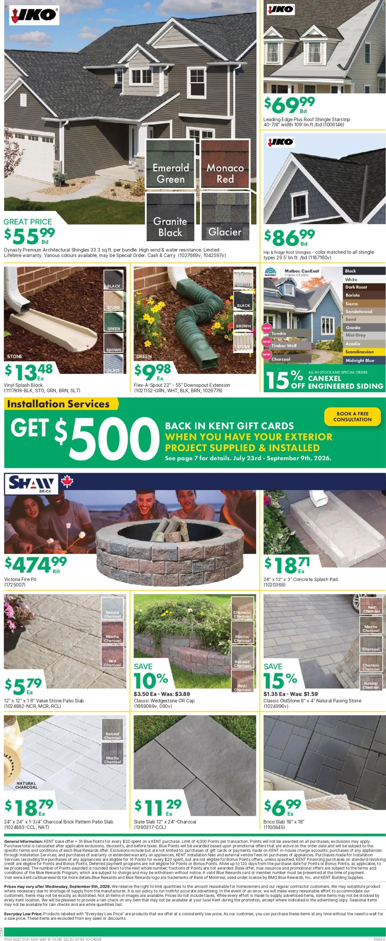 Kent weekly flyer / circulaire
