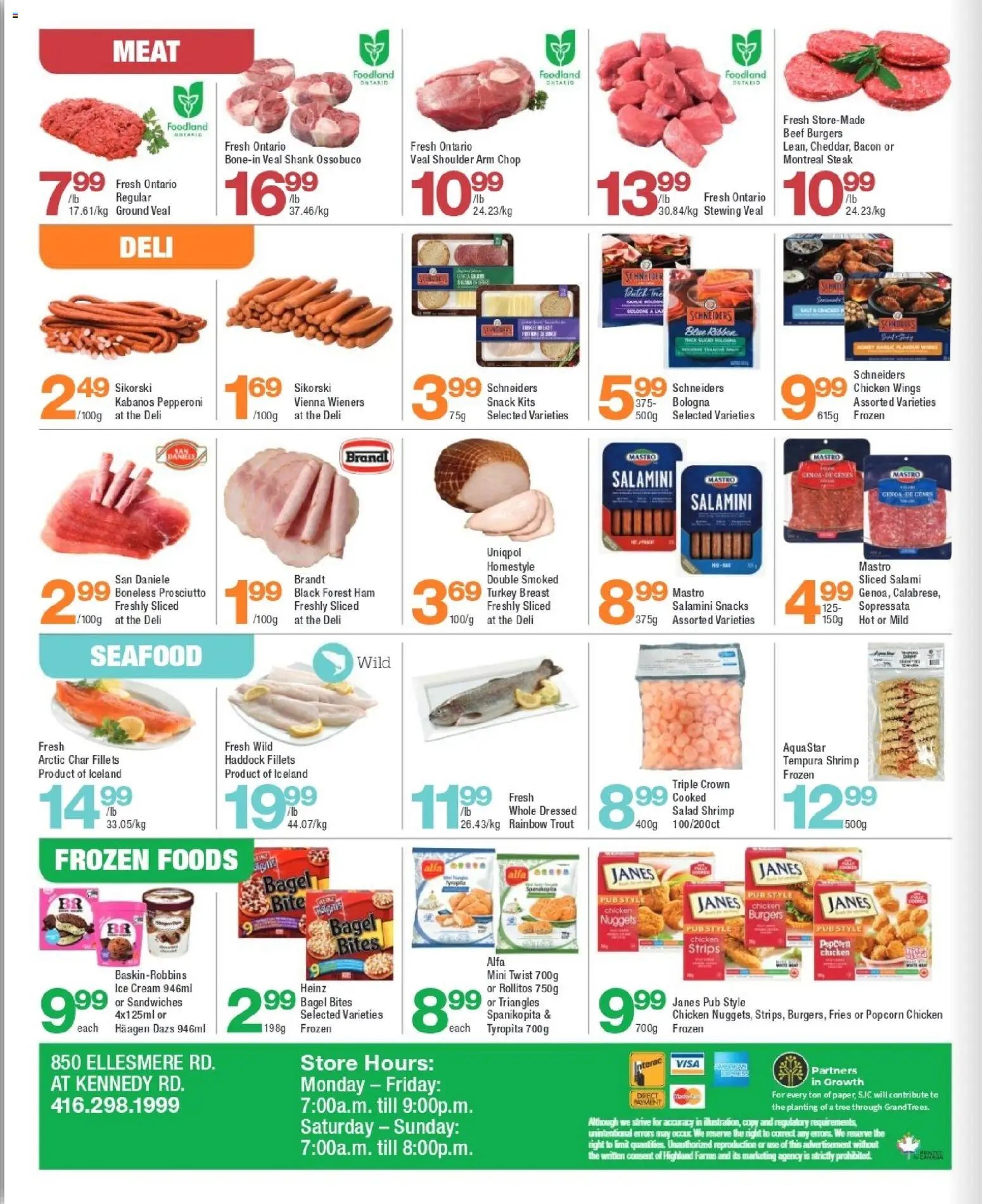 Highland Farms weekly flyer / circulaire