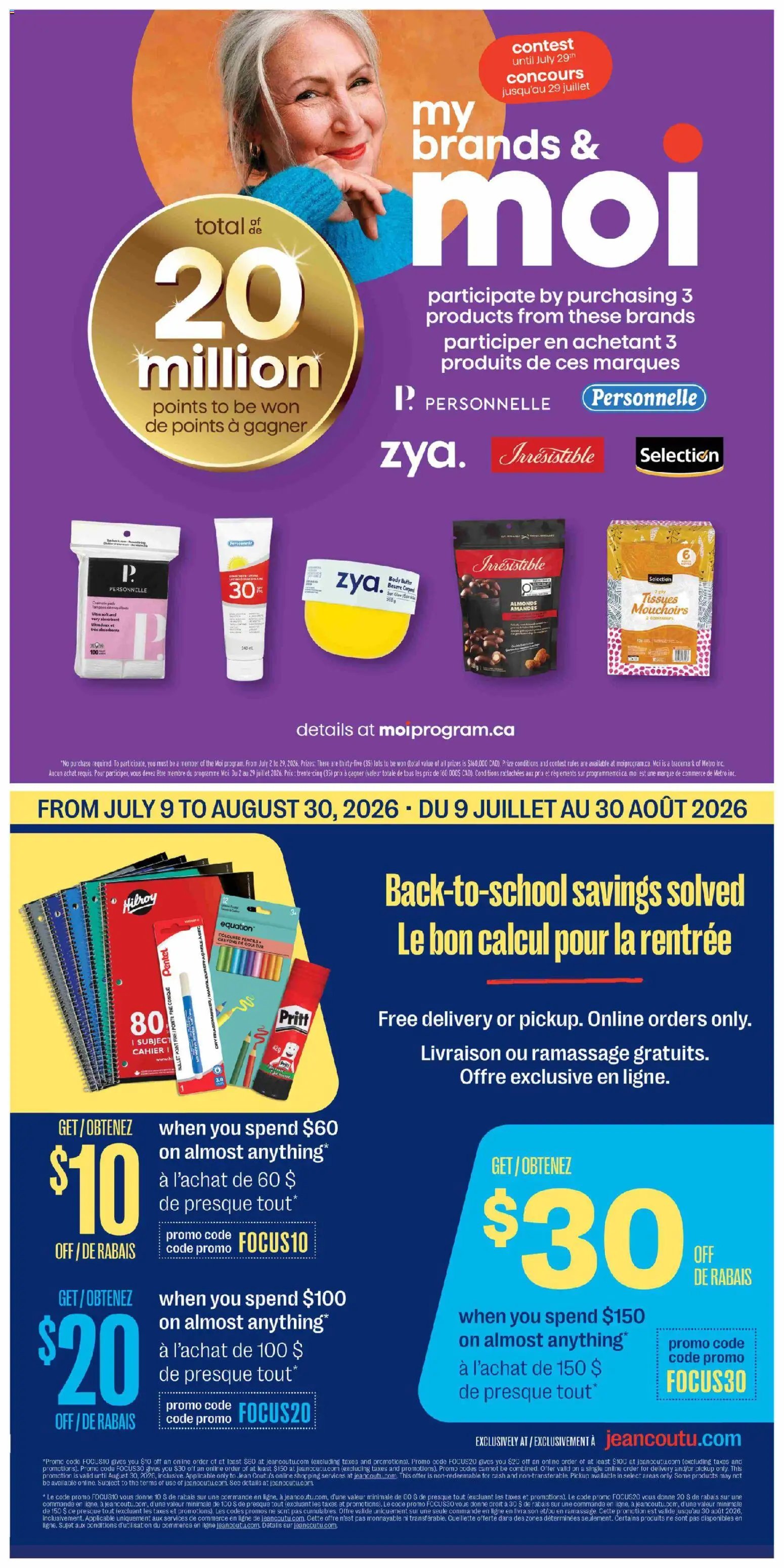 Jean Coutu weekly flyer