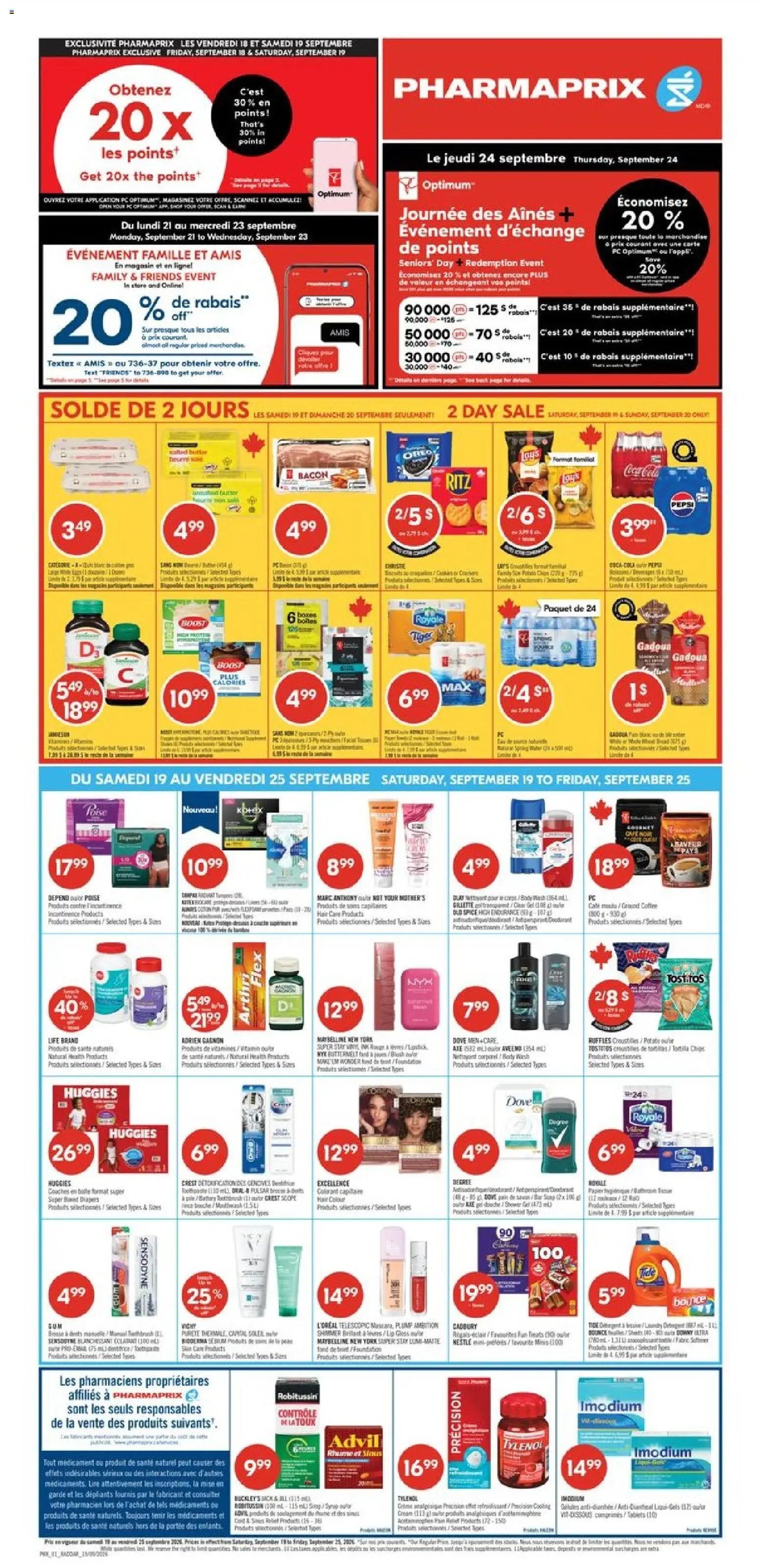 Pharmaprix weekly flyer / circulaire