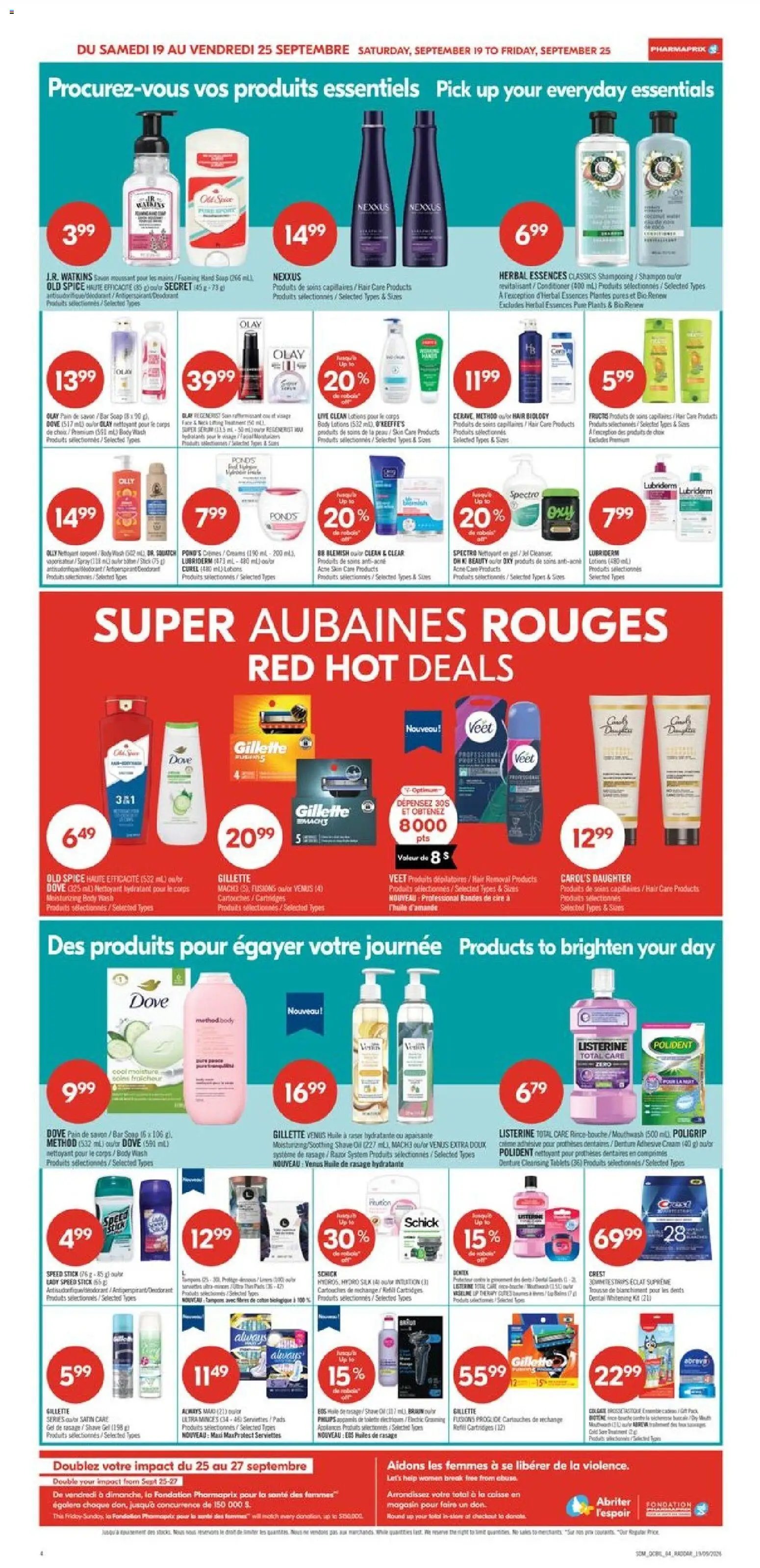 Pharmaprix weekly flyer / circulaire
