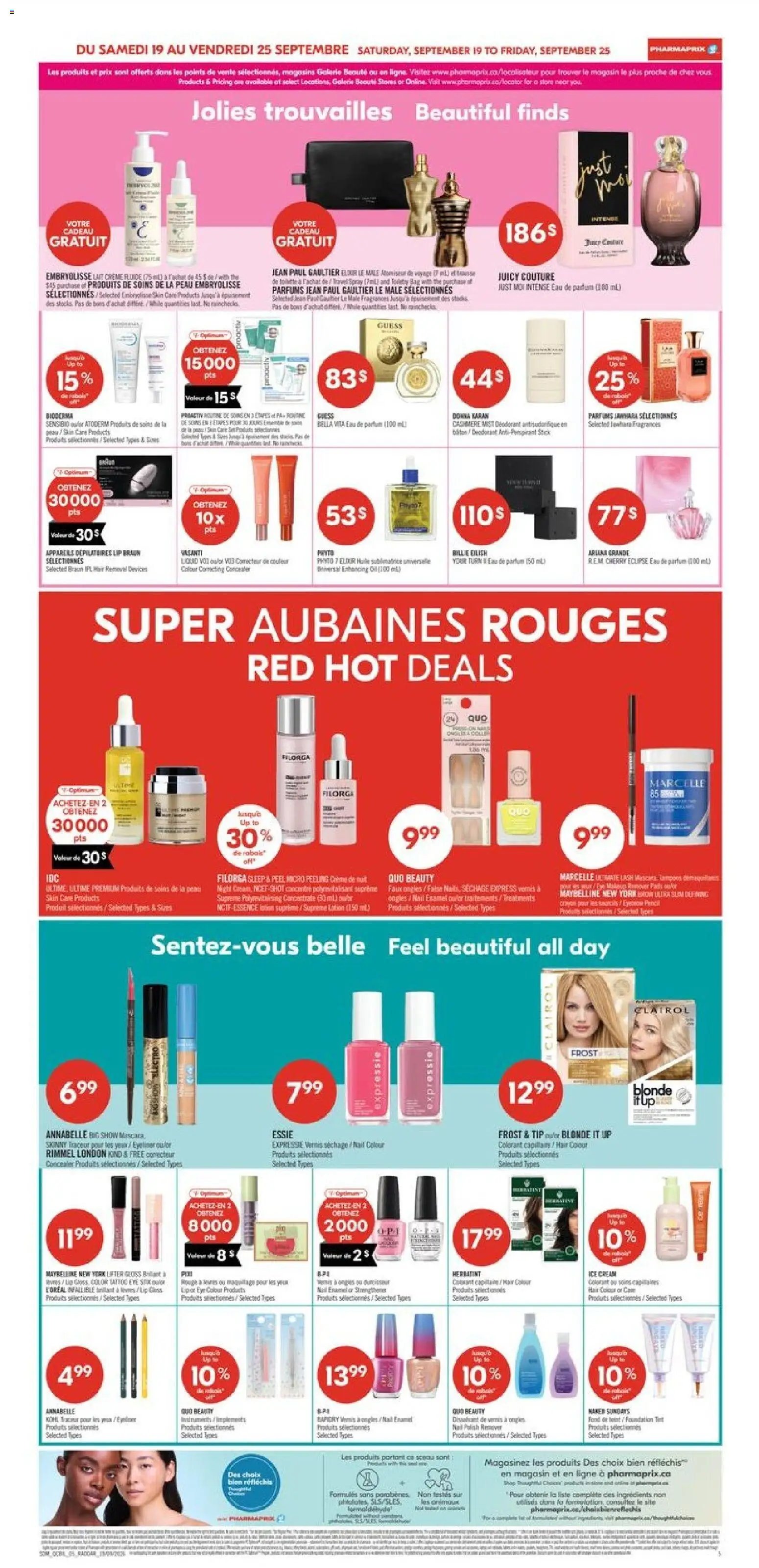 Pharmaprix weekly flyer / circulaire